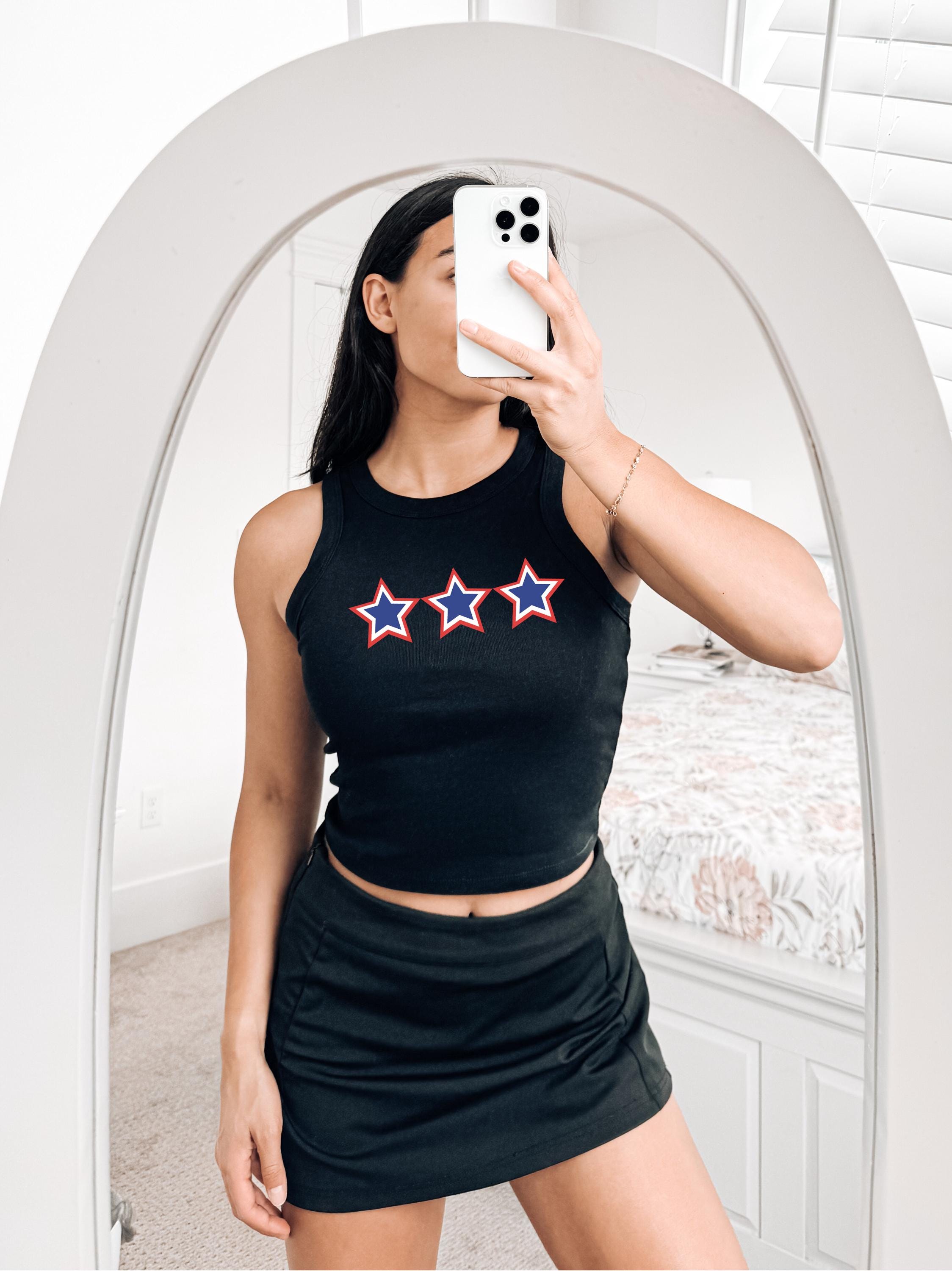 Summer Red White Blue Stars Tank, 4th of July Stars And Stripes T, July Fourth Shirt, Independence Day Shirt, American Flag 1019 Tank Top