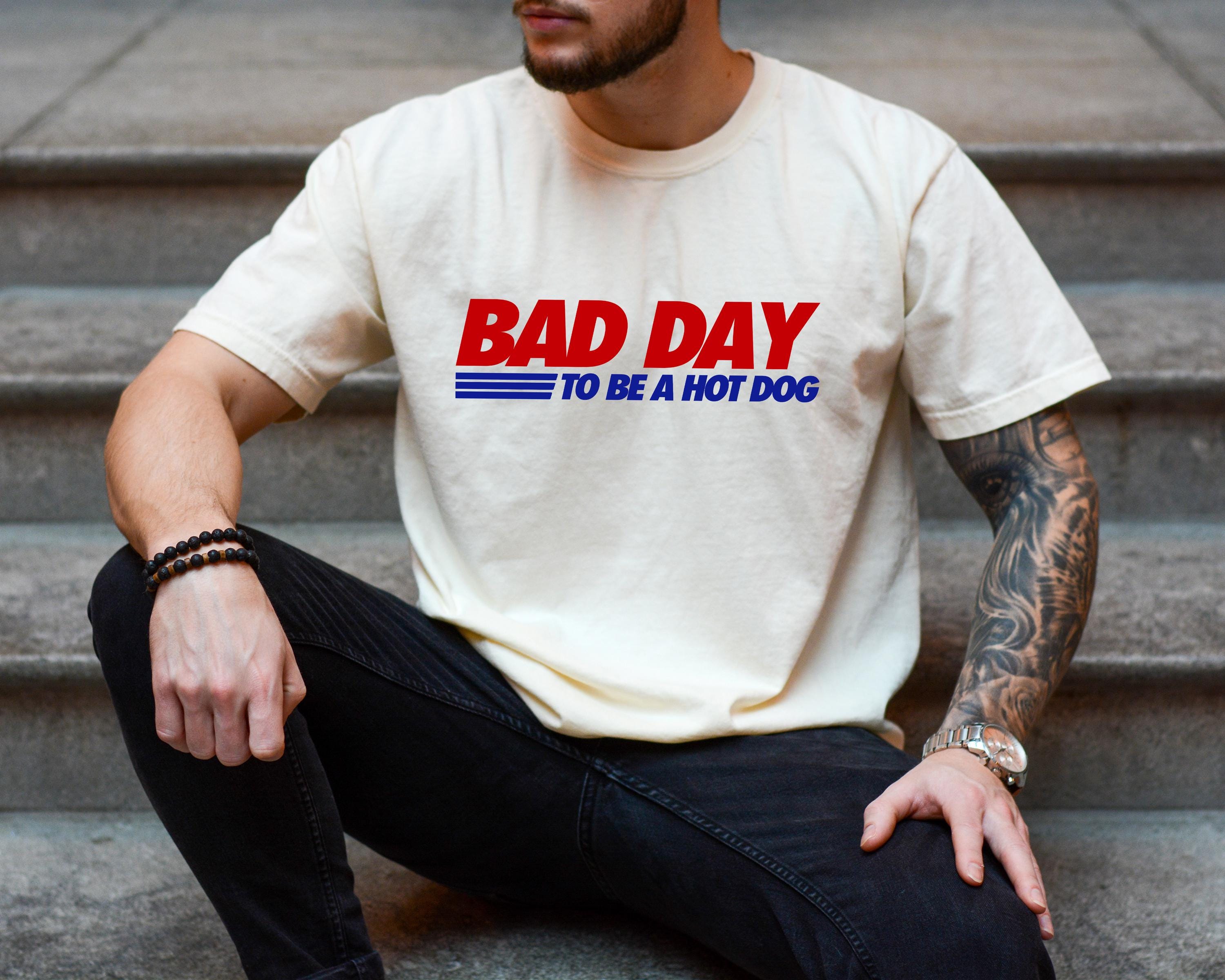 Bad Day To Be a Hot Dog Comfort Colors shirt, 4th of July tee, funny fourth shirt, Womens 4th of July shirt, Hot dog lover Shirt,Glizzy