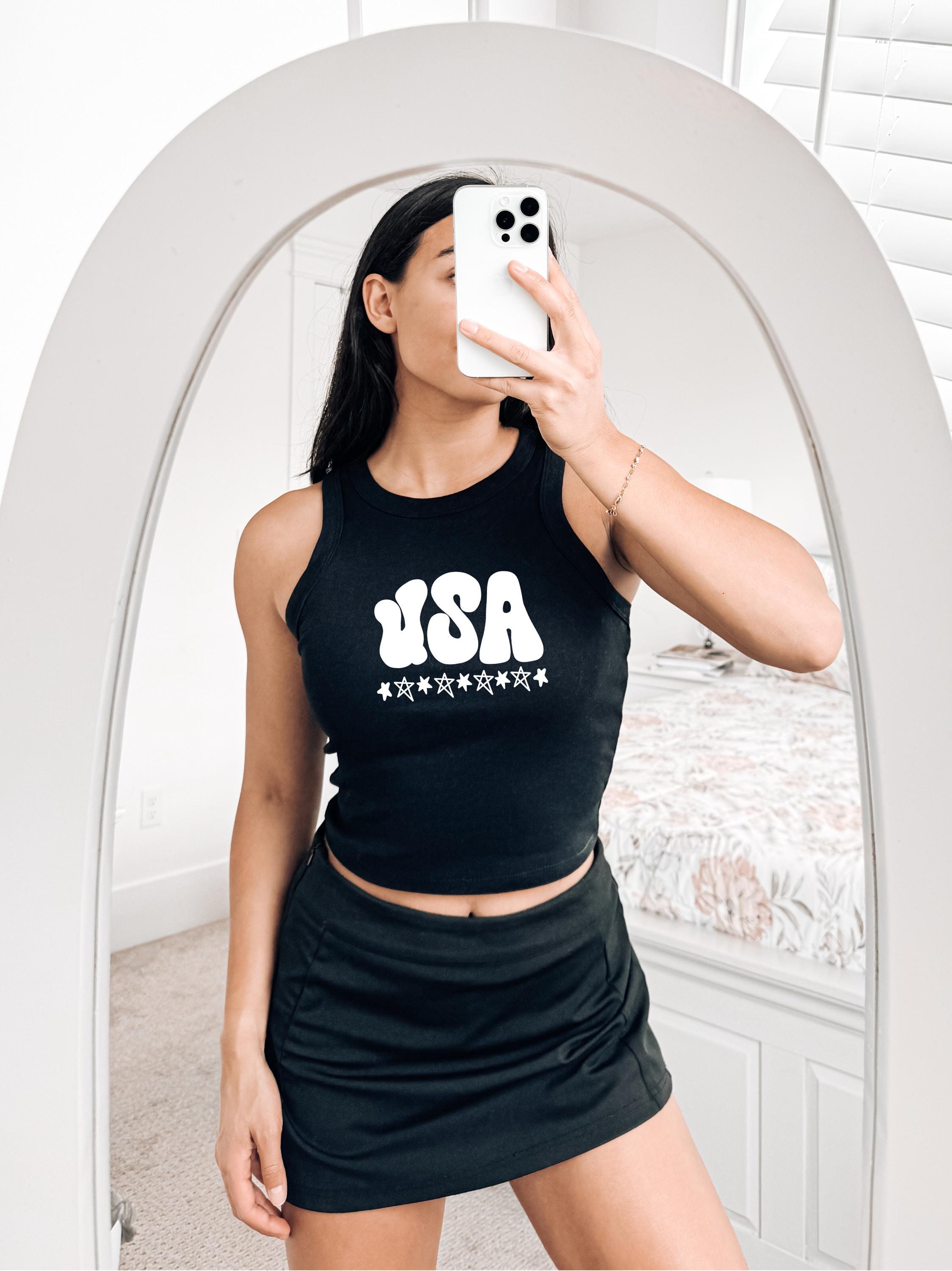 USA Stars Tank, 4th of July Red White Blue Stars And Stripes T, July Fourth Shirt, Independence Day Shirt, American Flag 1019 Tank Top