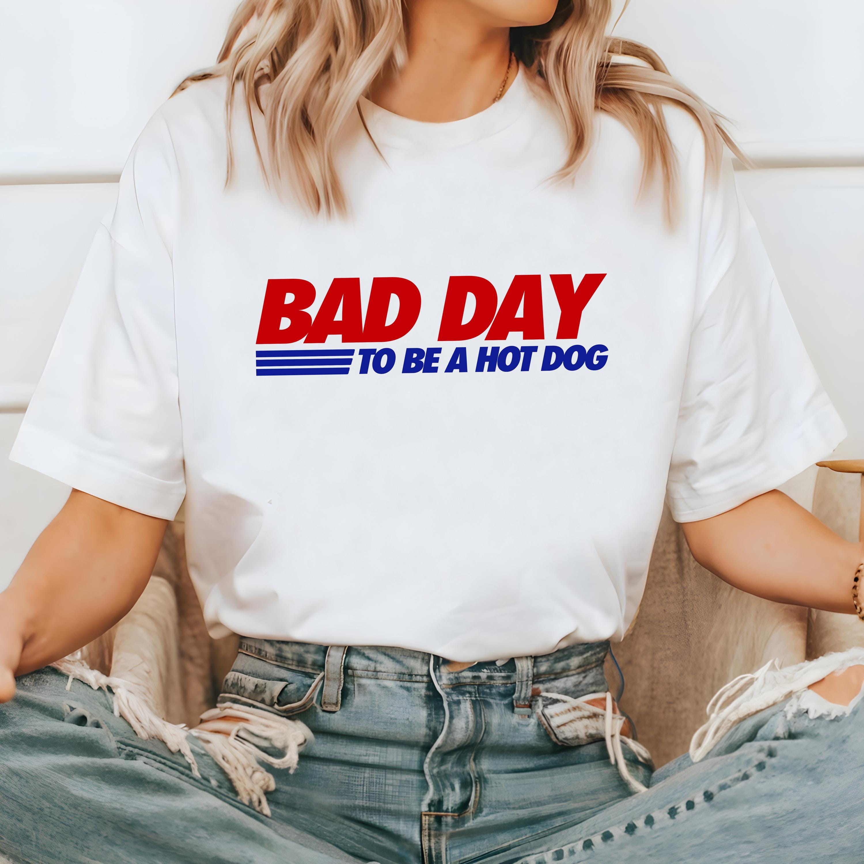 Bad Day To Be a Hot Dog Comfort Colors shirt, 4th of July tee, funny fourth shirt, Womens 4th of July shirt, Hot dog lover Shirt,Glizzy