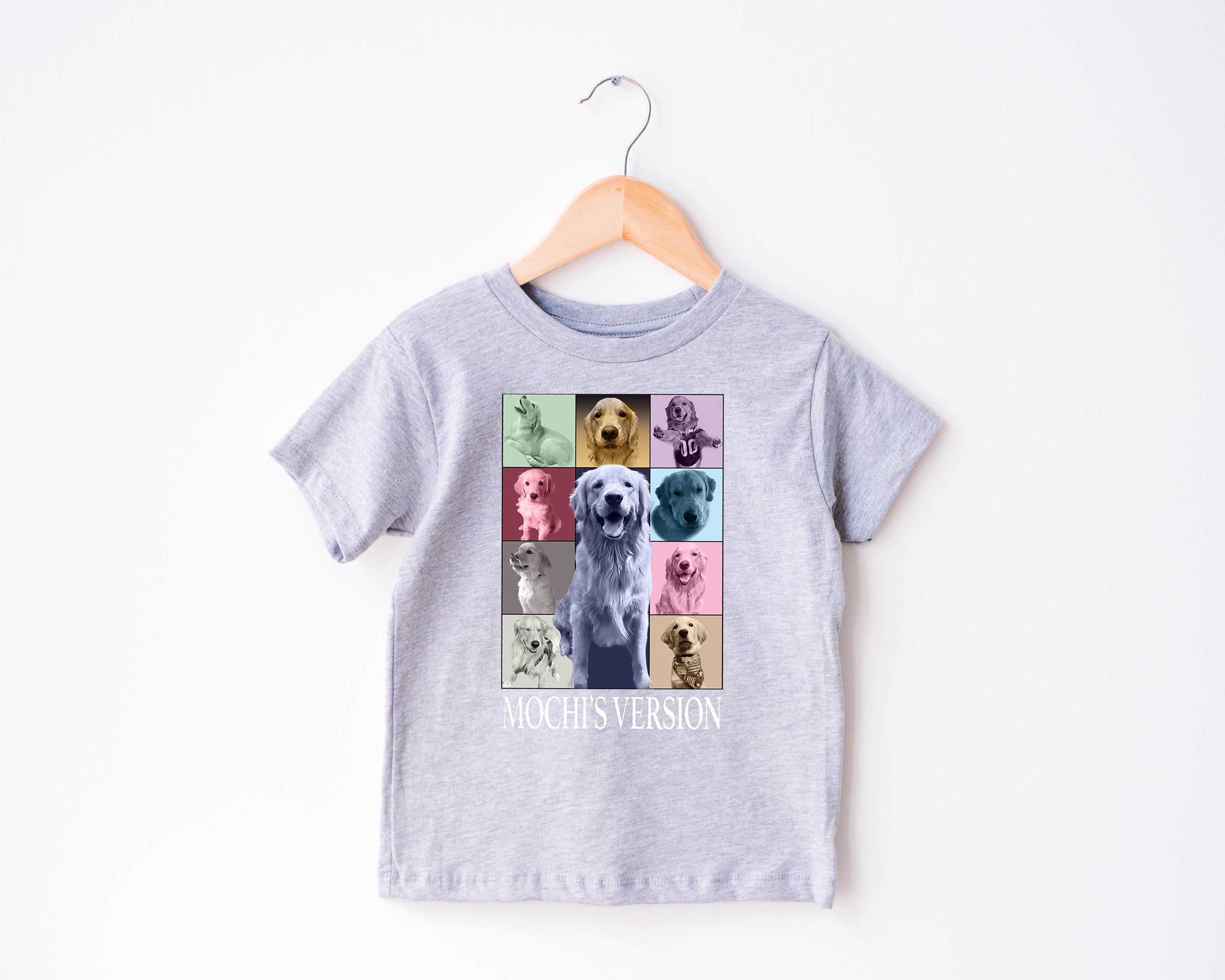 Custom Youth Dog Shirt, Dog Collage Shirt, Retro Collage Shirt, Custom Pet Shirt, Retro 90's Custom Shirt, Era Shirt, Vintage Shirt