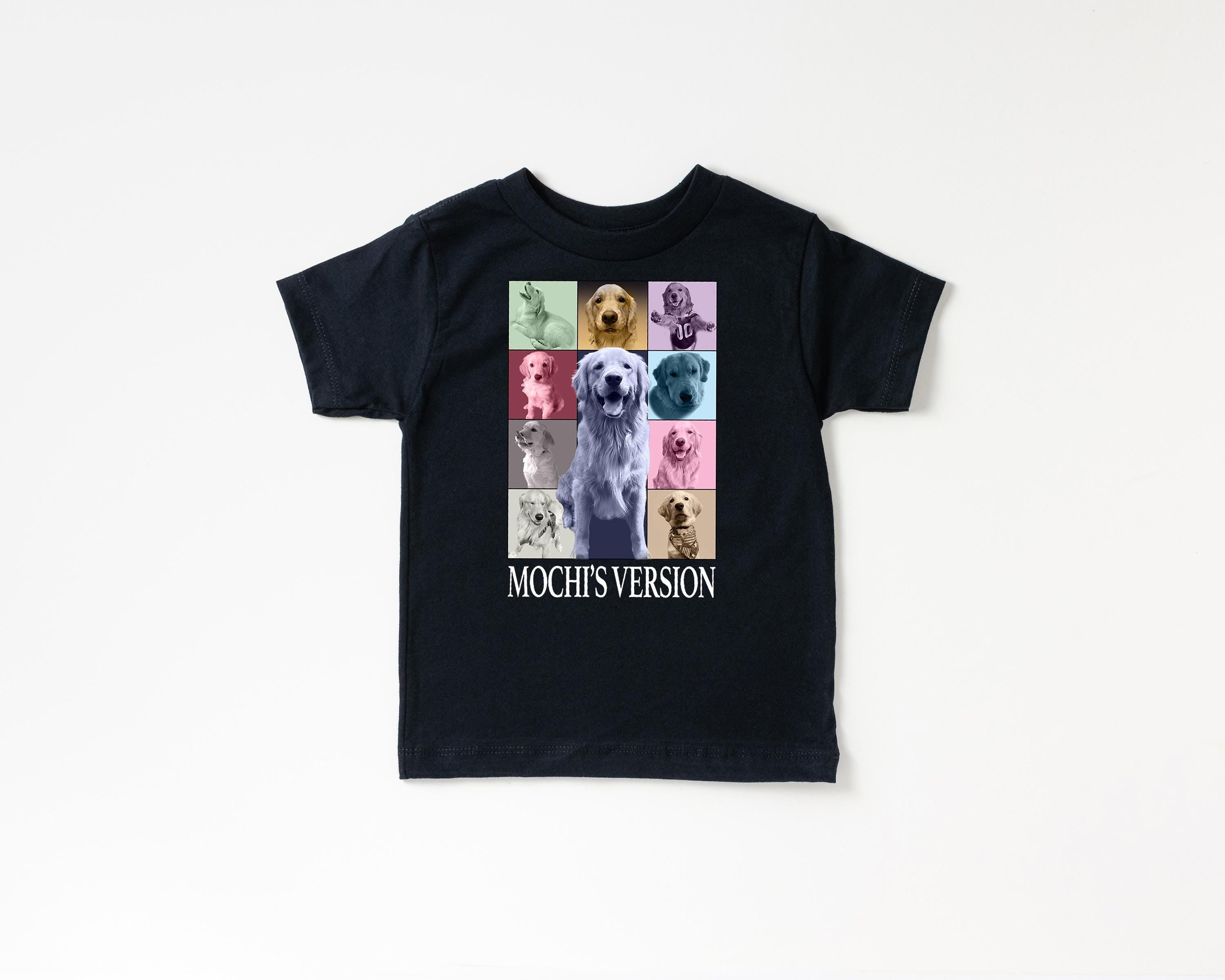 Custom Youth Dog Shirt, Eras Collage Dog Shirt, Retro Collage Shirt, Custom Pet Shirt, Retro 90's Custom Shirt, Vintage Shirt