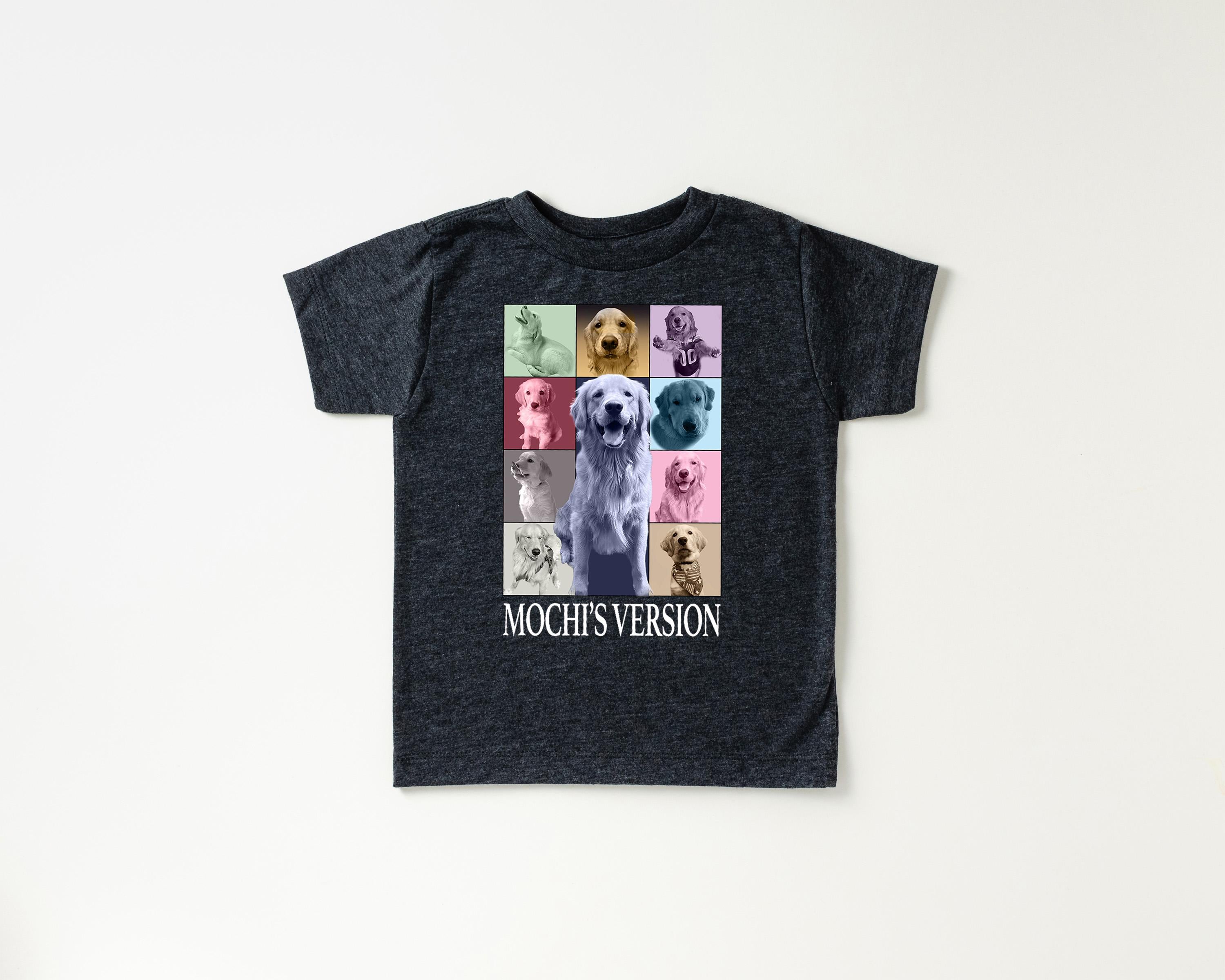 Custom Youth Dog Shirt, Eras Collage Dog Shirt, Retro Collage Shirt, Custom Pet Shirt, Retro 90's Custom Shirt, Vintage Shirt