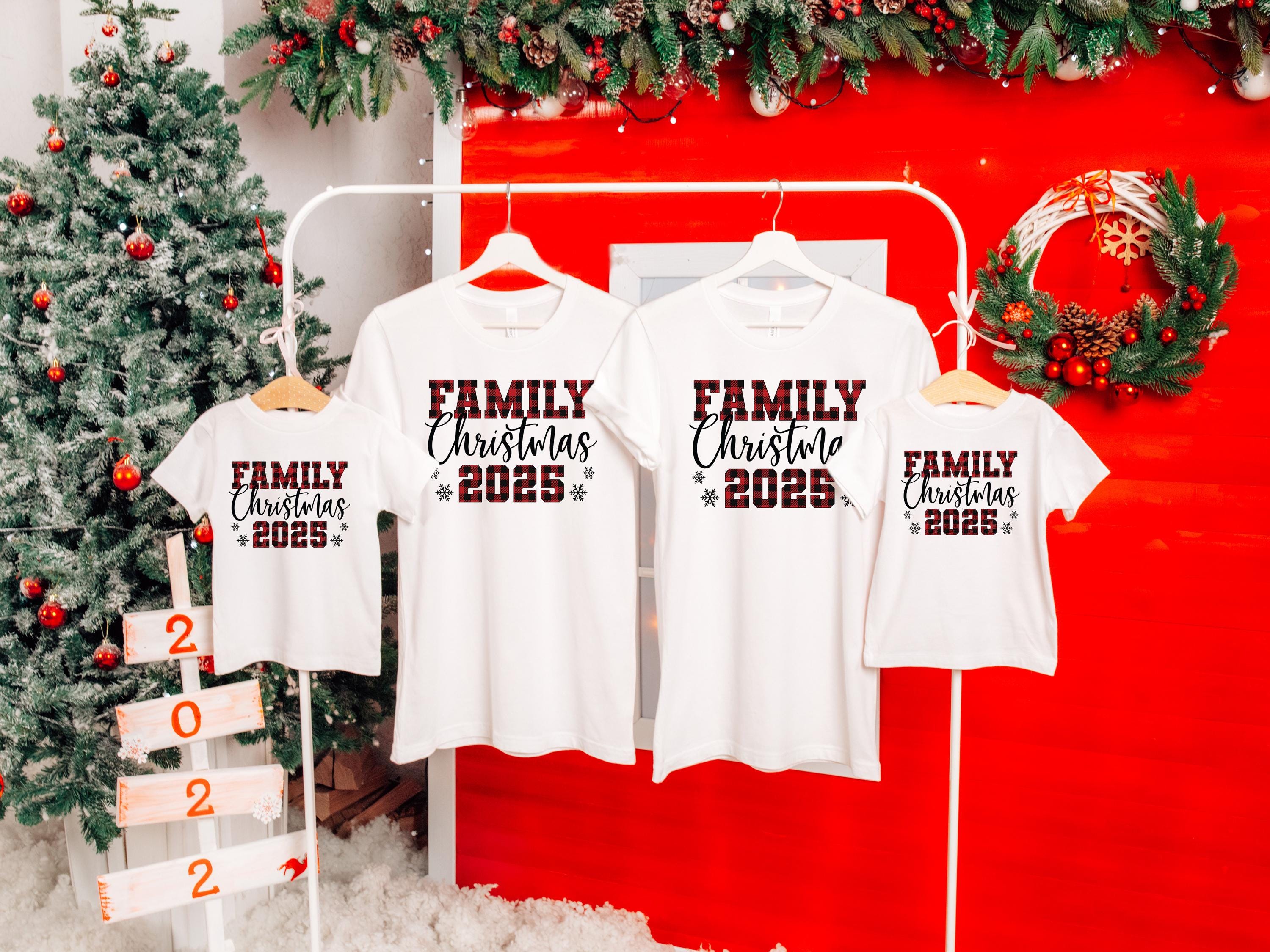 Matching Family Christmas 2025 Shirts, Matching family shirts, Family PJ shirts, Matching Christmas shirts, Holiday T, Personalized shirt