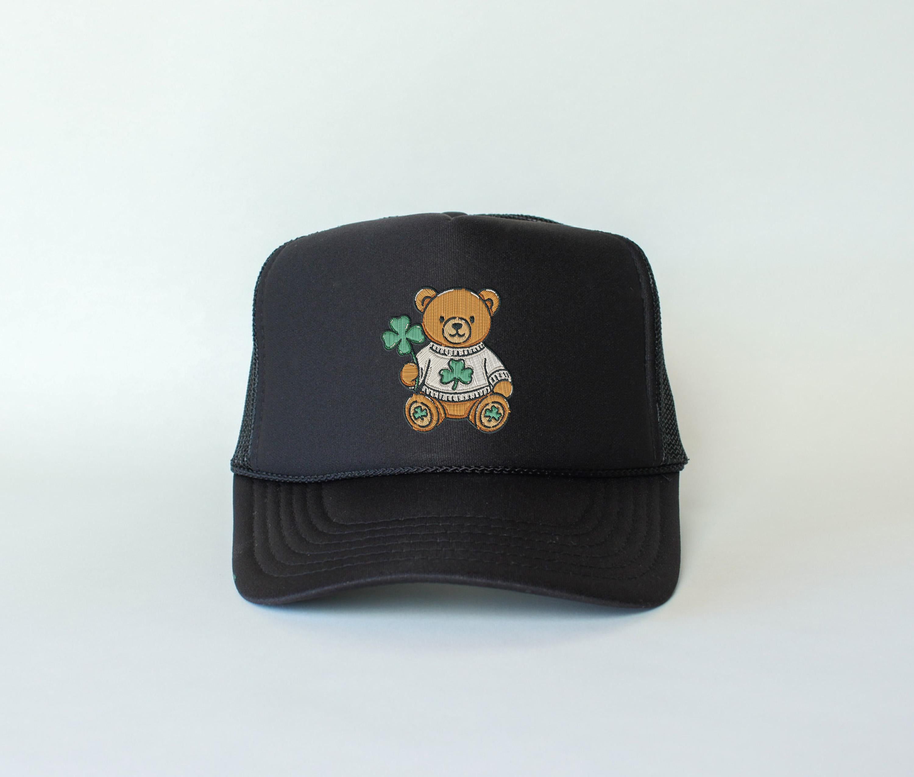 Embroidered St Patty's Day Bear Cap, St Patrick's Day Hat