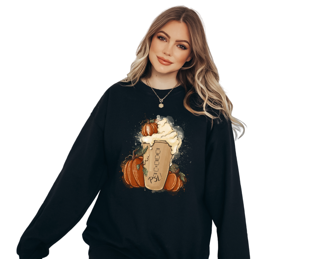 Fall Pumpkin Spice Latte Sweatshirt, Cute Fall Mom Shirt, Vintage Sweater, Coffee Mama Shirt, Womens