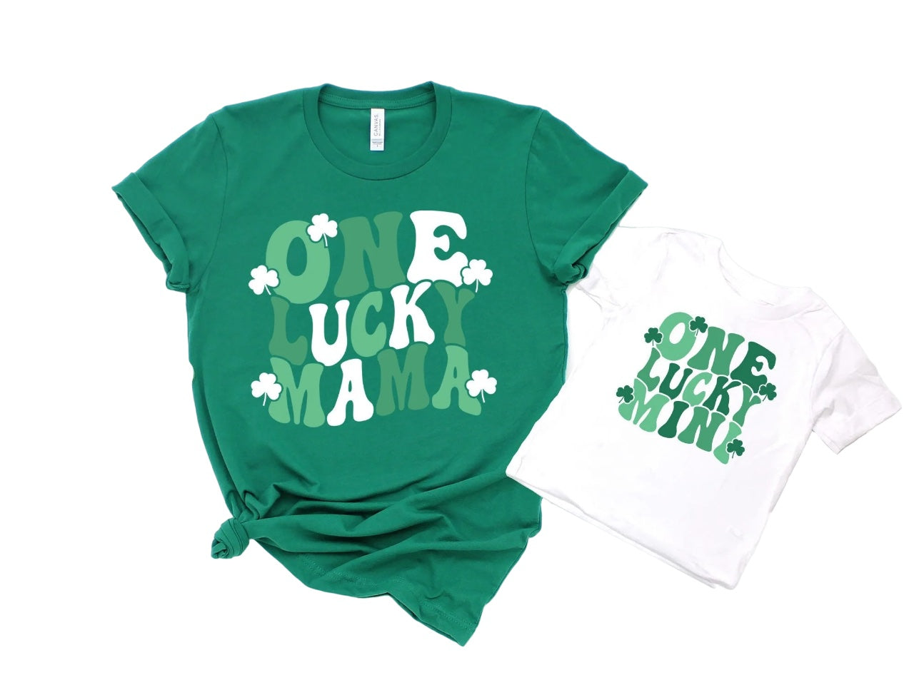 Mommy and Me St Patricks Day Shirts Mommy Daughter Son St. Patrick's Day Shirts Lucky Mama Lucky