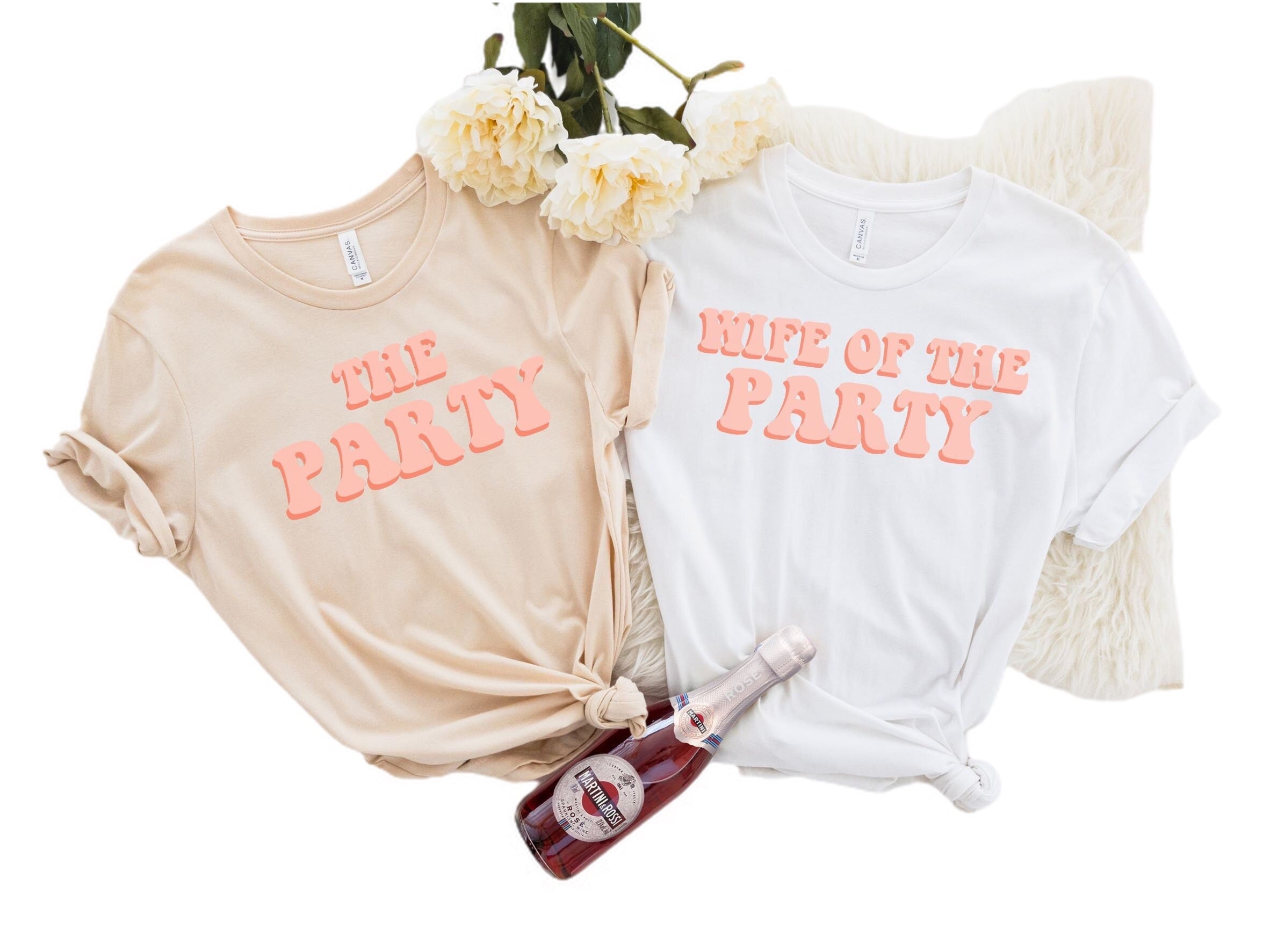 Wife of The Party, The Party, Retro Batch Shirts, Bachelorette Party Shirts, I Do Crew, Bachelorette