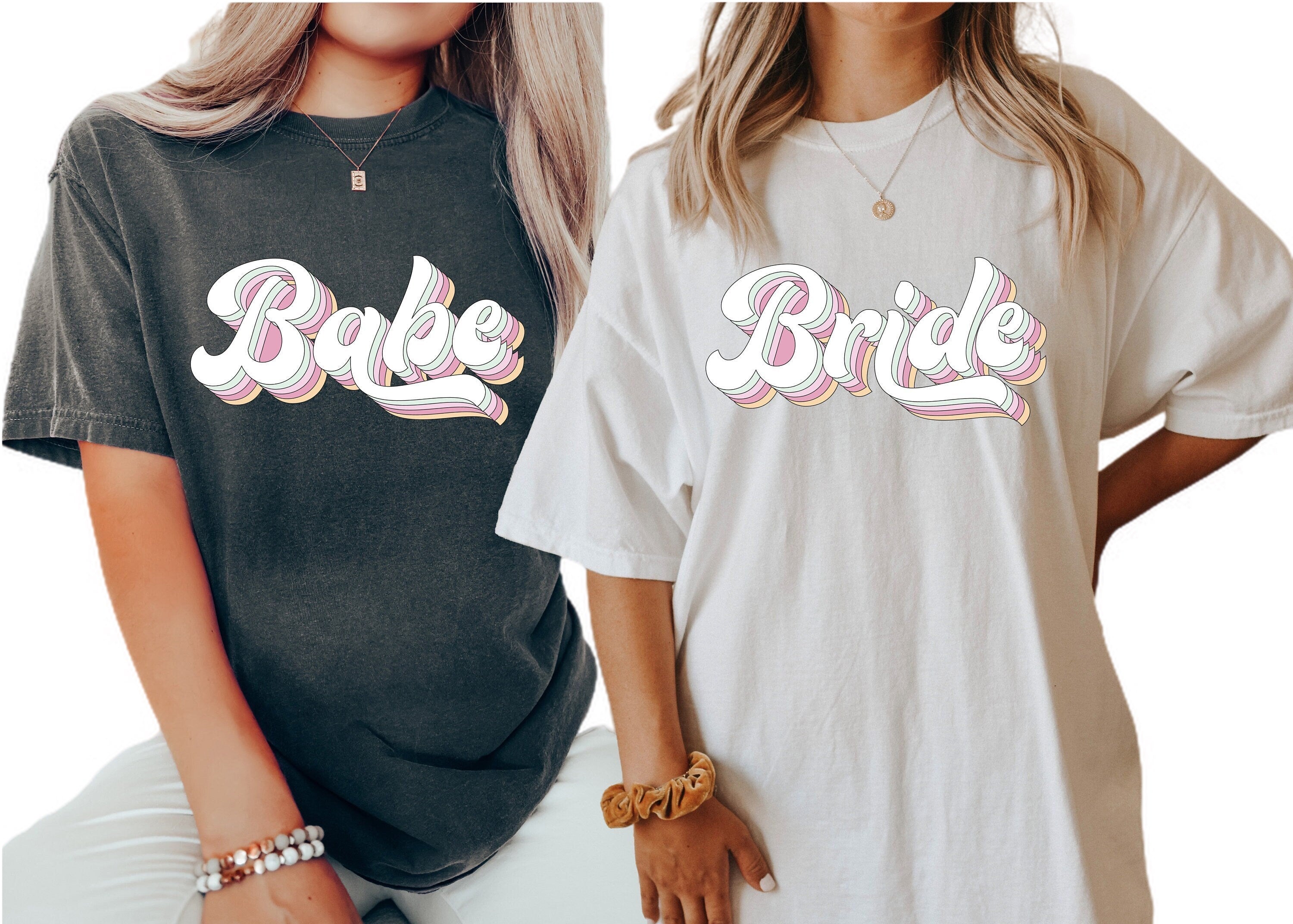 Vintage Washed Tee, Bachelorette Party Shirts, Sparkle Babe, Sparkles Bride Boho T-Shirt, Retro