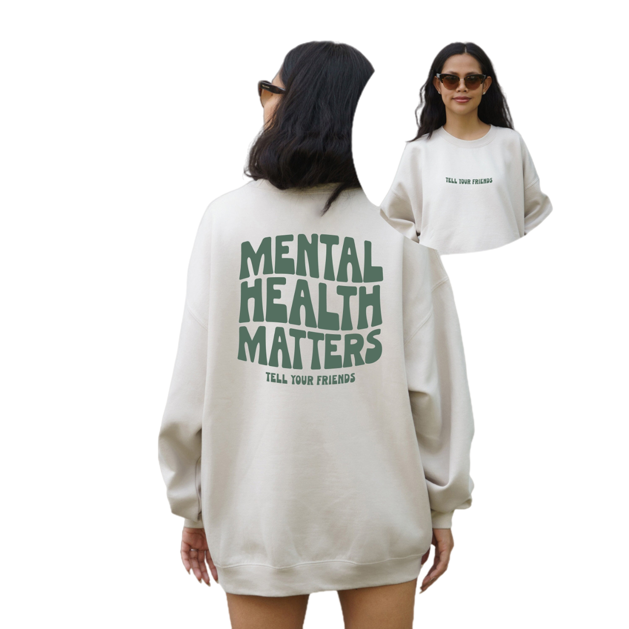 Mental Health Matters Sweatshirt, Positive Sweatshirt, Mental Health Awareness, Grow Positive