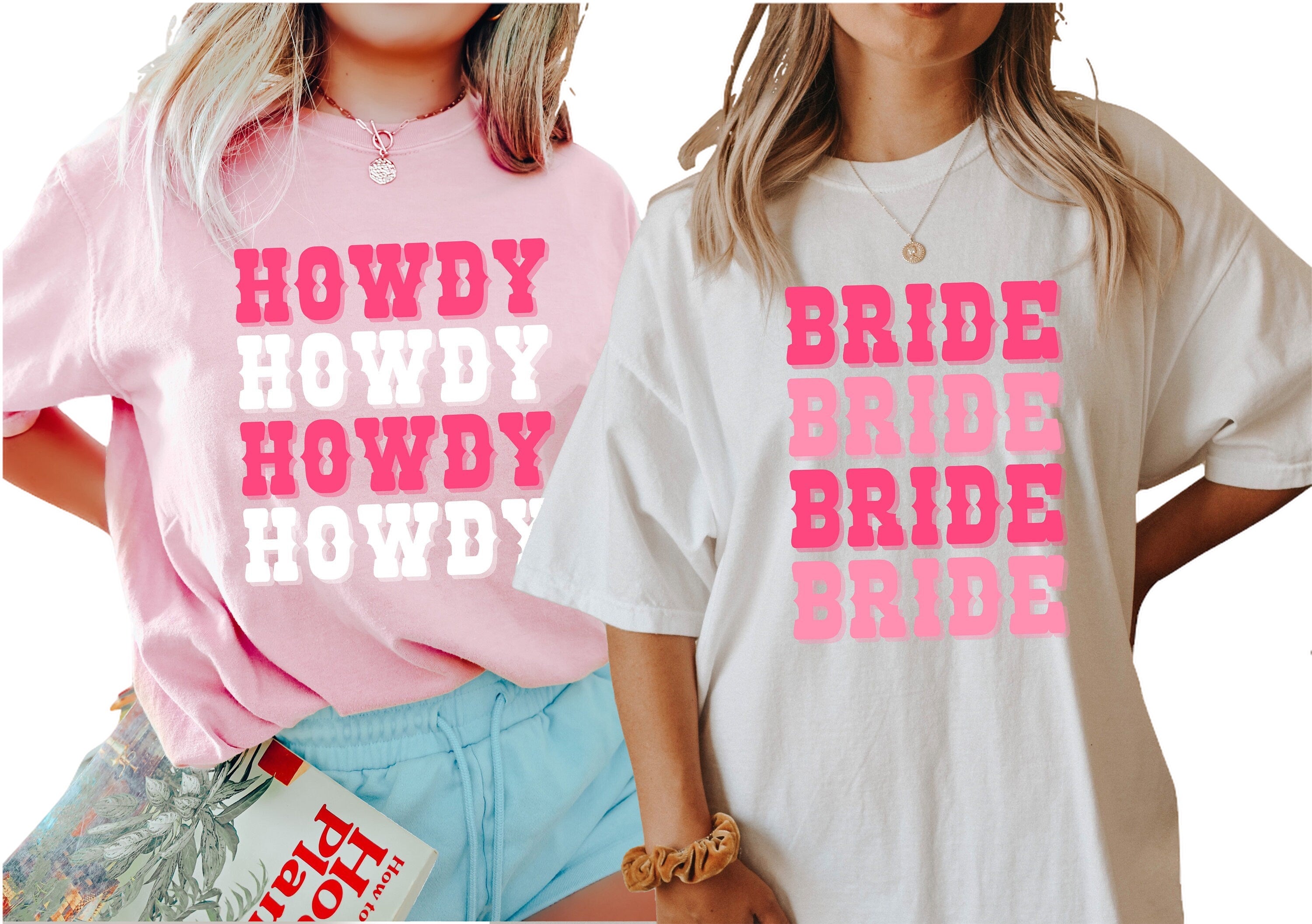 Vintage Washed Tee, Bachelorette Party Shirts, Getting Rowdy, Howdy, Bride Boho T-Shirt, Retro