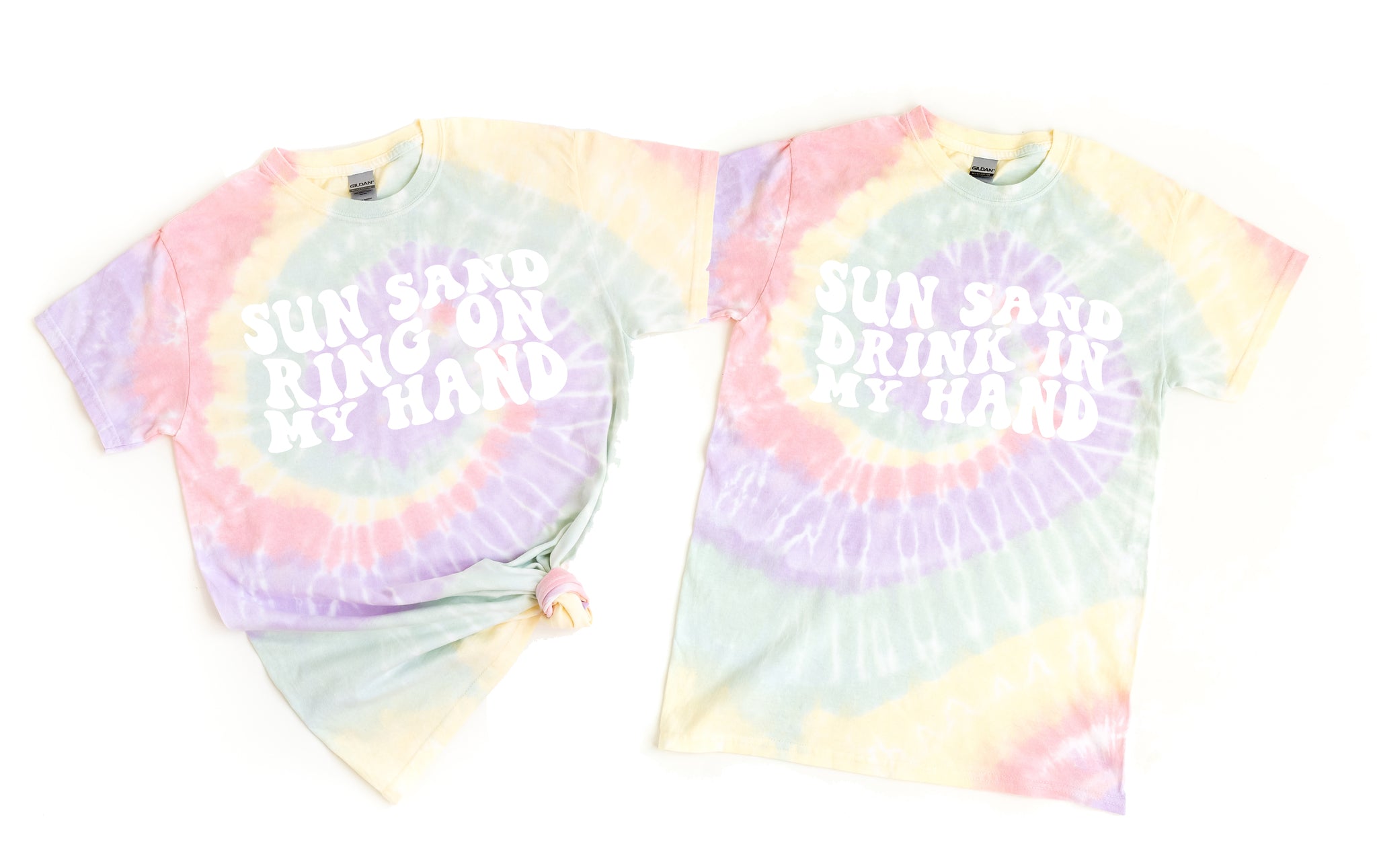 Wavy Sun Sand Drink In My Hand, Ring On My Hand, Retro Batch Shirts, Bachelorette Party Shirts,