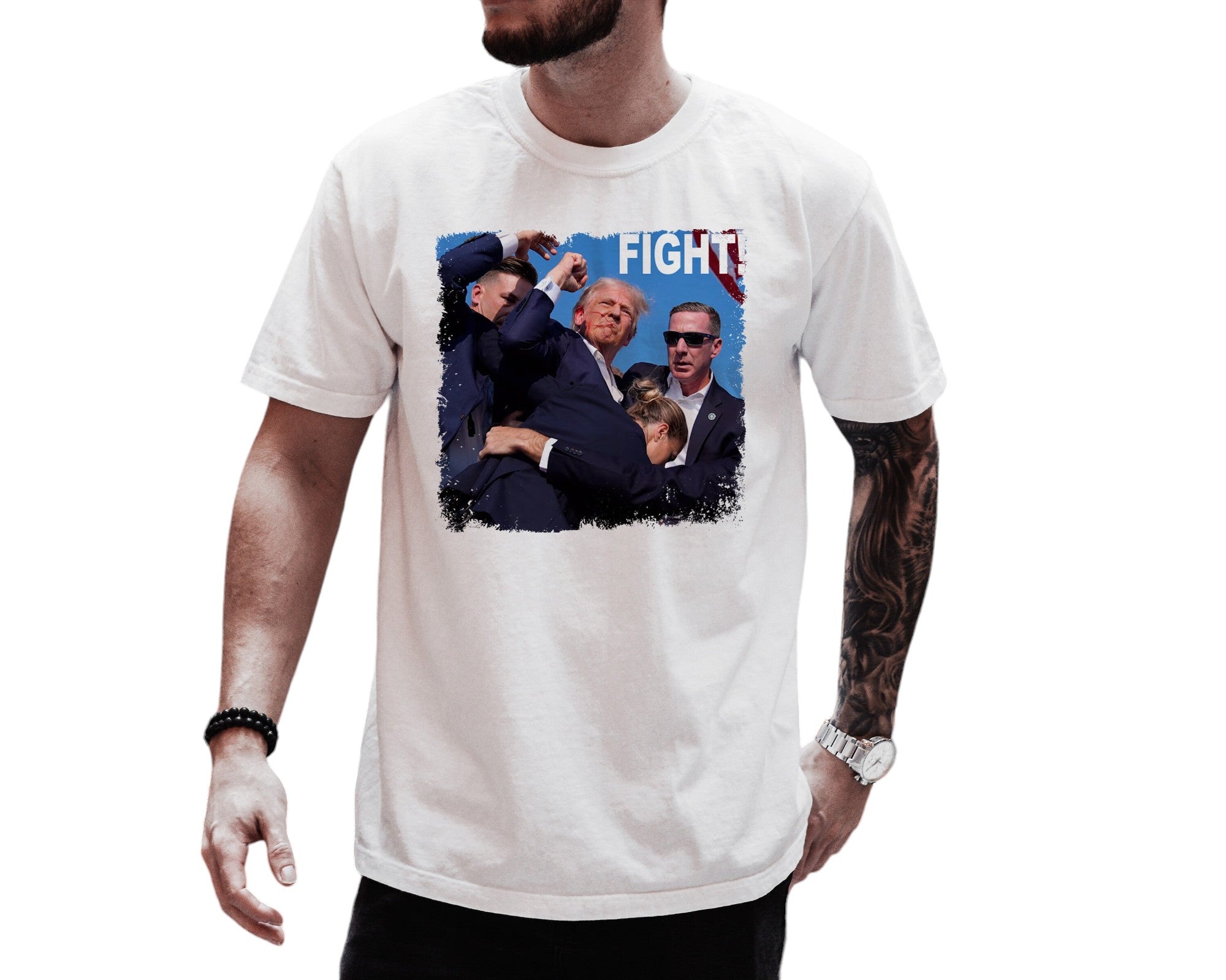 Fight Donald Trump Vintage Washed Shirt, I Will Fight Trump, I Stand With Trump, Make America Great Again, Donald Trump T-Shirt, Trump Shirt