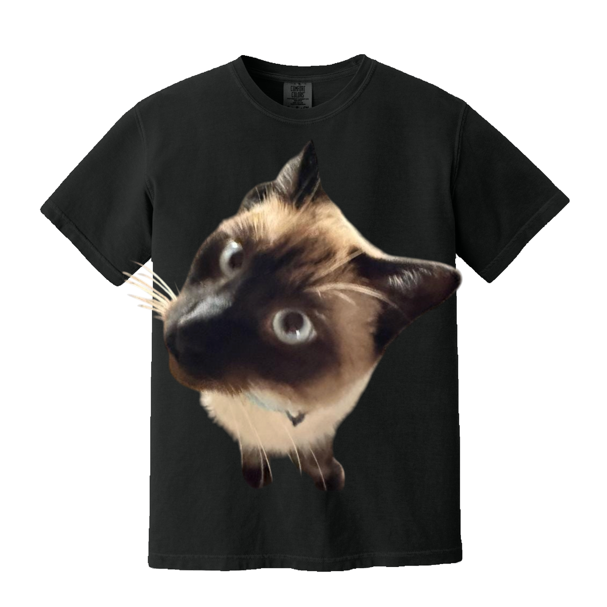 Curious Siamese Cat Tee