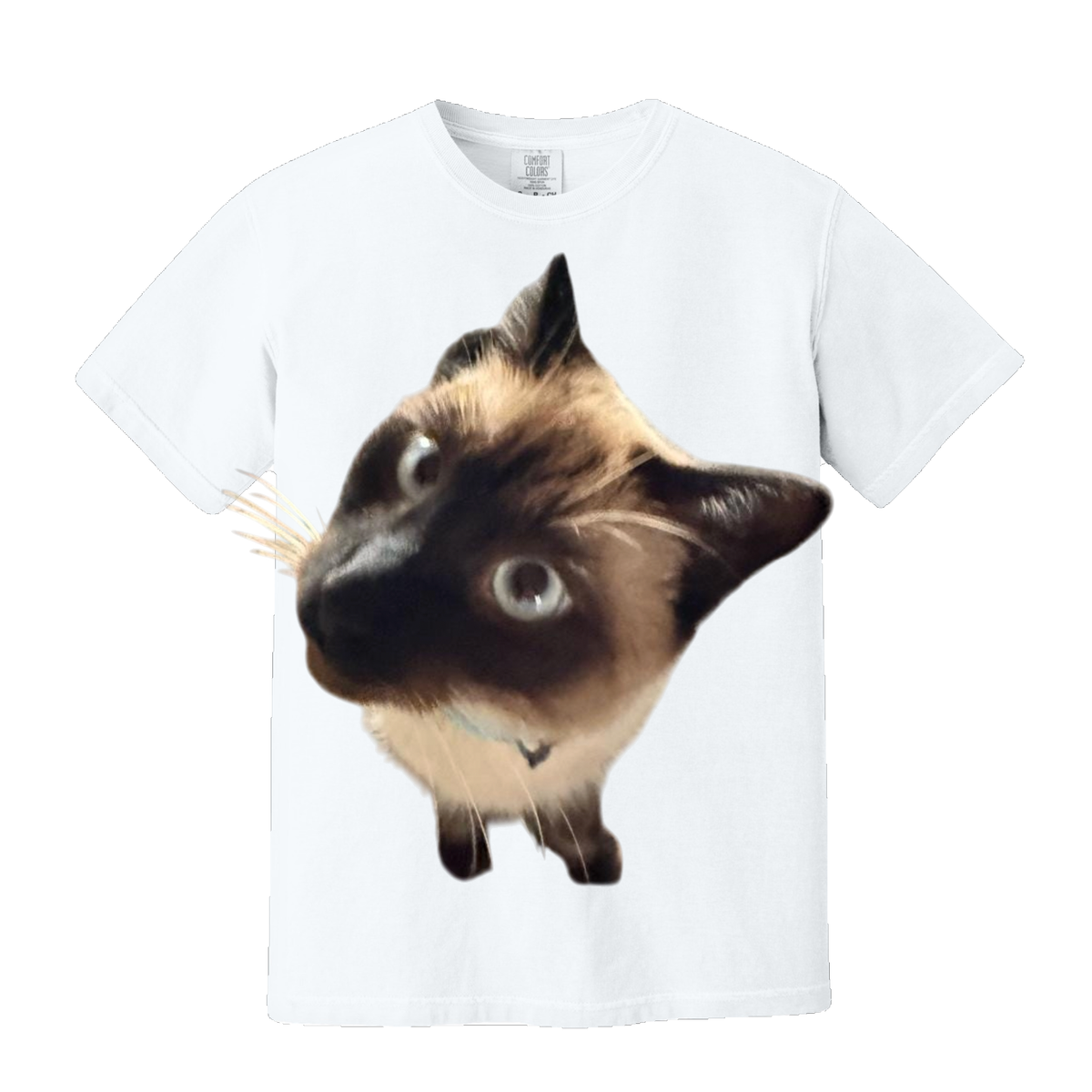 Curious Siamese Cat Tee