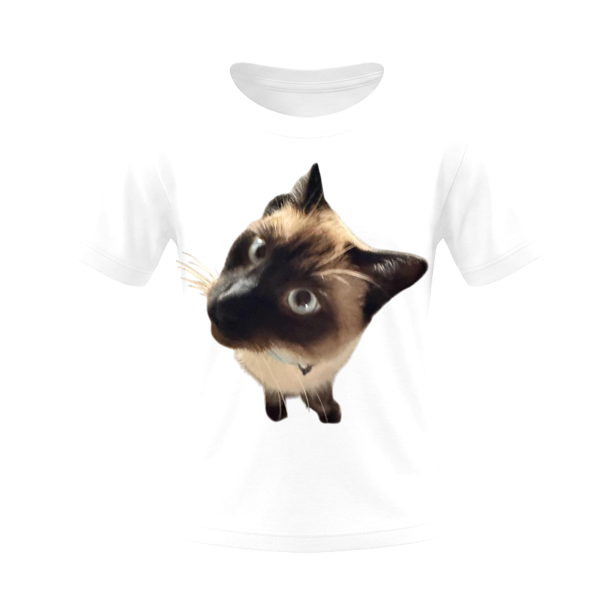 Curious Siamese Cat Tee