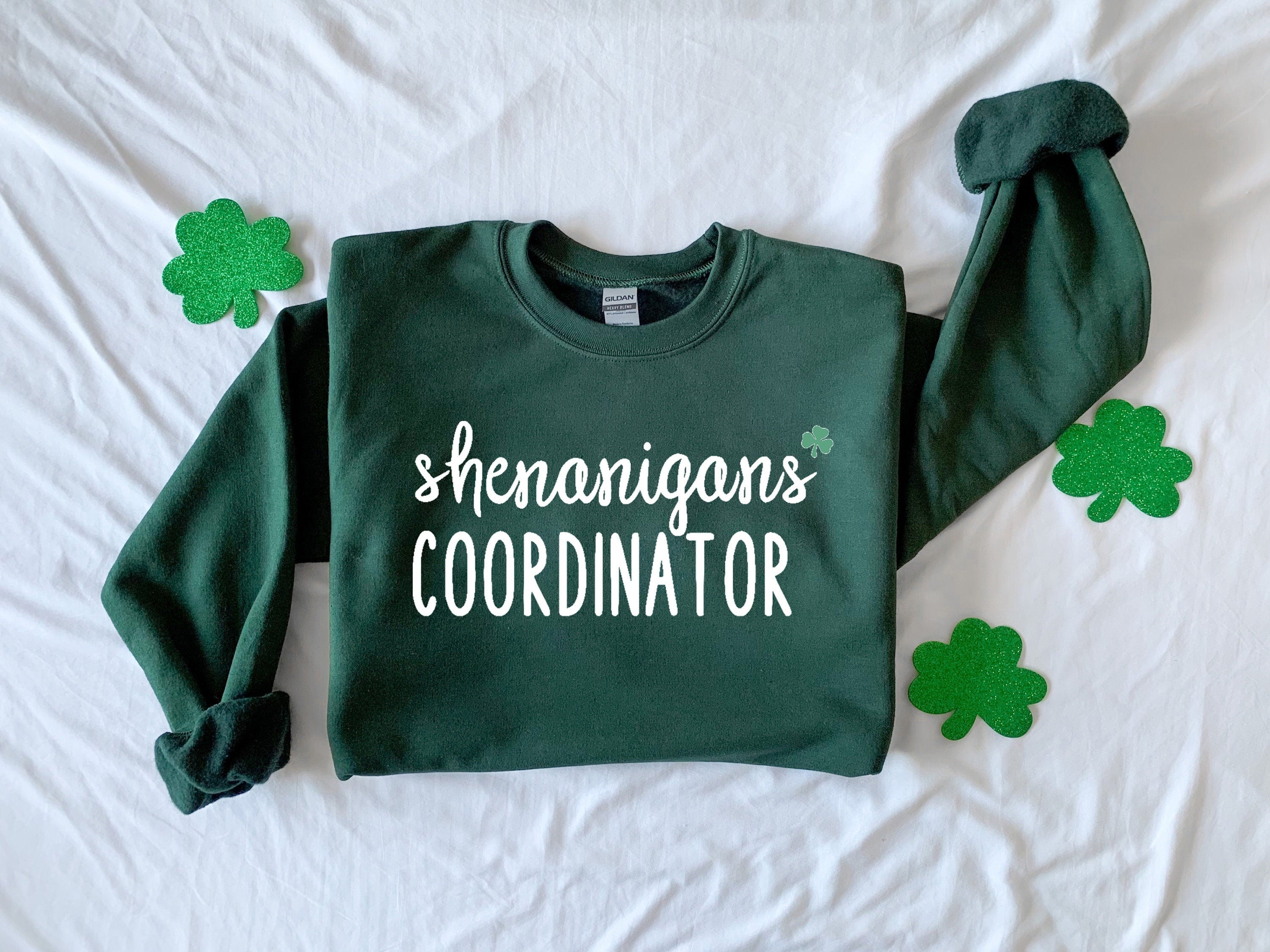 Shenanigans Sweatshirt, Irish Shirt, Shamrock Outfit, St Patrick's Day Lucky Apparel, Lucky Sweat Women, St Patty's Day Gift, Holiday Hoodie