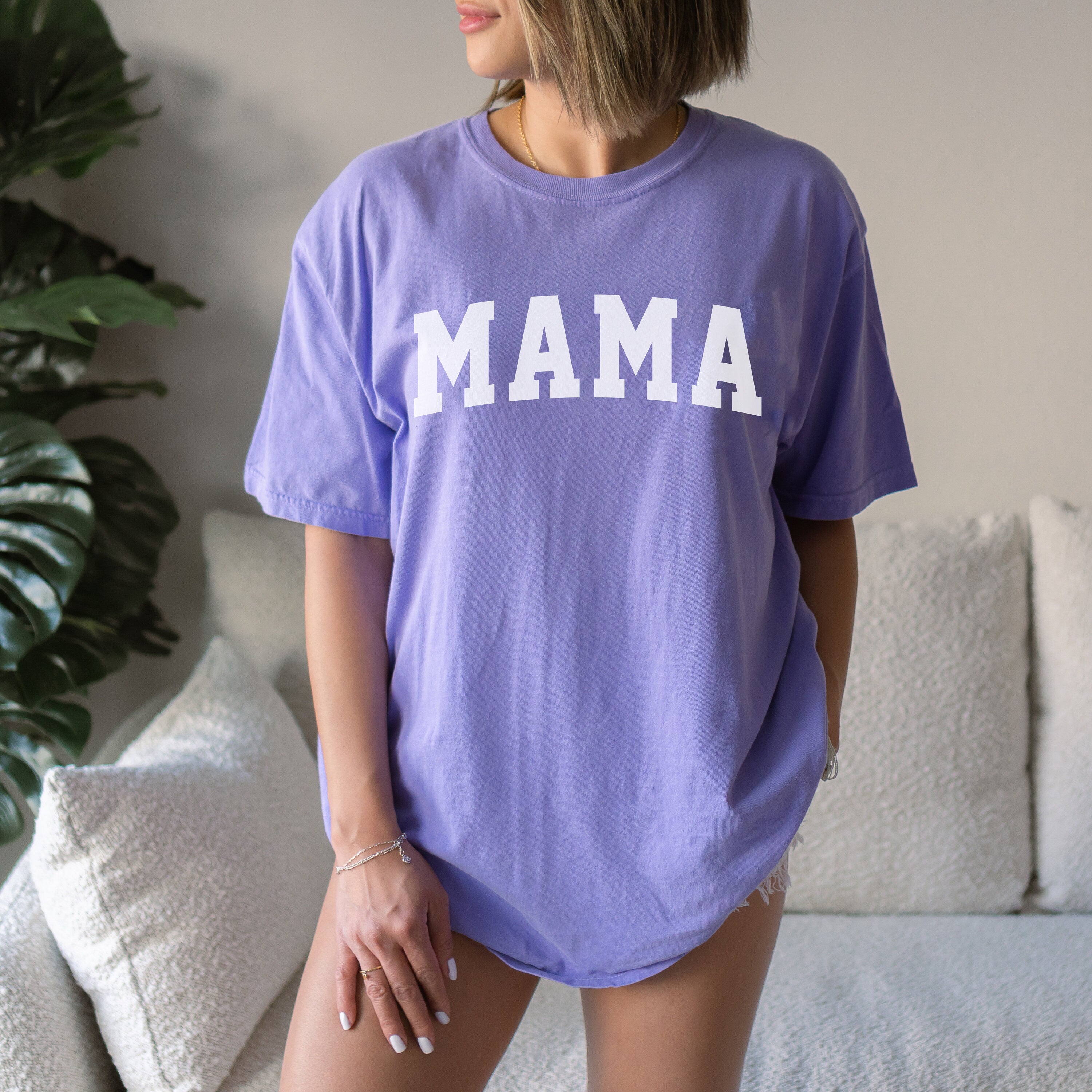 Comfort Colors Tee, MAMA SHIRT, New Mom Shirt, Pregnancy Announcement, Mothers Day Gift, Mom of Boys, Girl Mama, MAMA