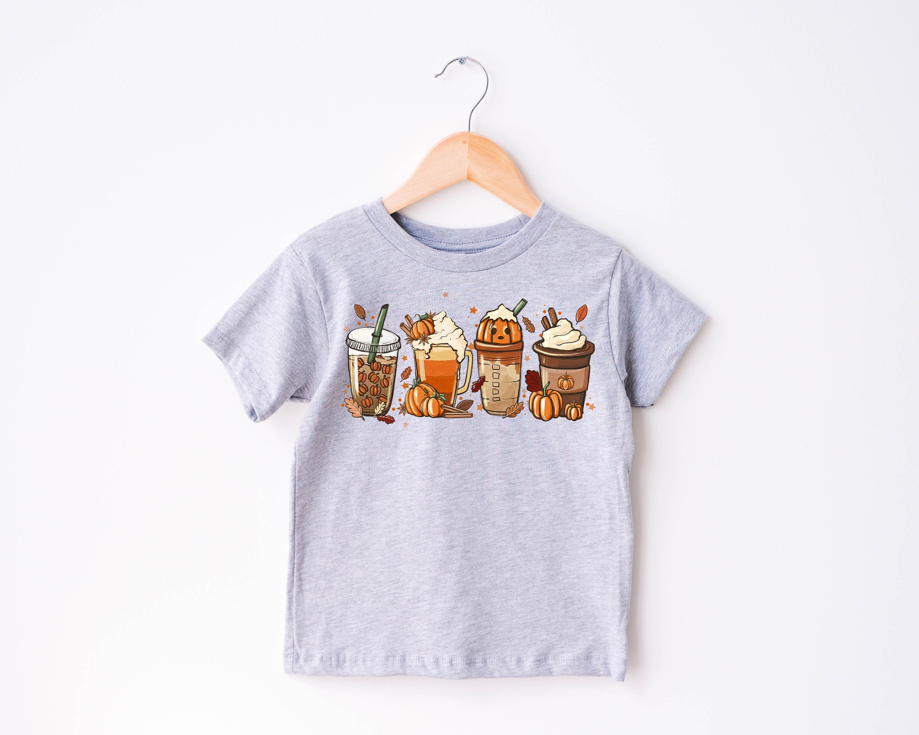 Fall Pumpkin Spice Latte Halloween, Pumpkin Season Toddler Tee, Cute Fall Girls Shirt, Toddler Youth Fall Tee, Retro Cute Vintage Bodysuit