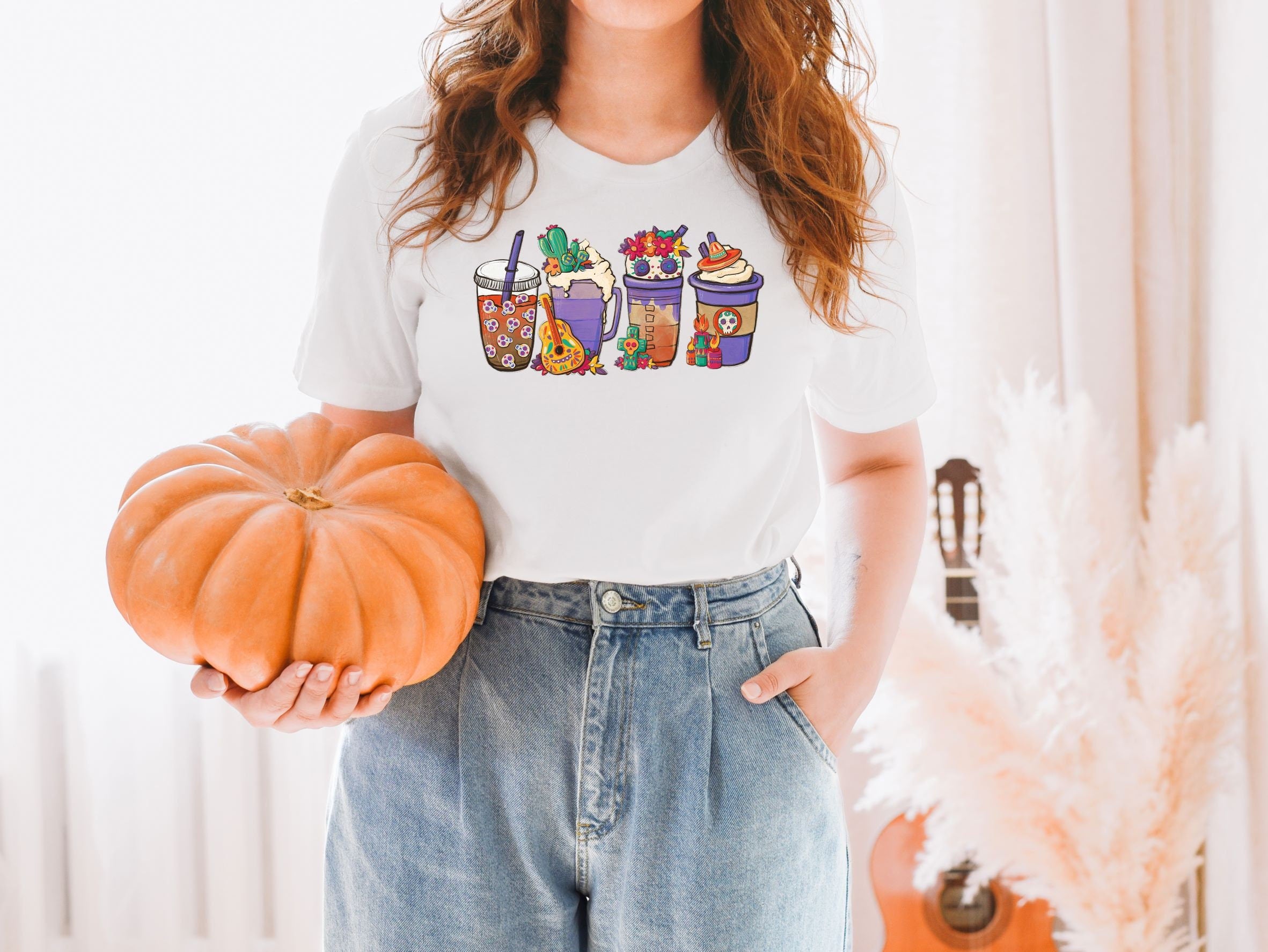 Day of the Dead Sweatshirt, Day of the Dead Holiday Mom Shirt, Vintage Sweater, Mama Shirt, Womens Cute Pumpkin Halloween Graphic