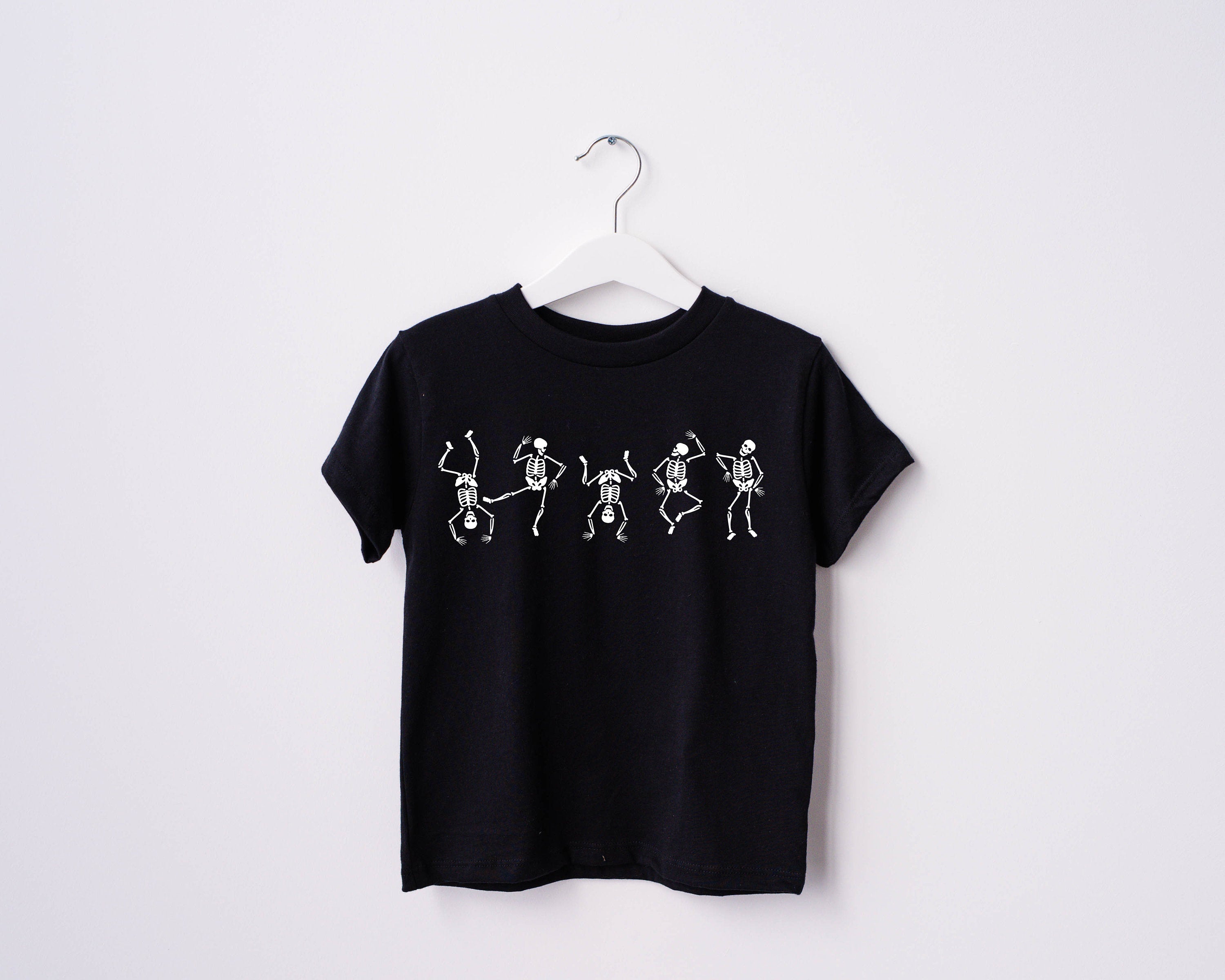 Pumpkin Season Toddler Shirt, Cute Fall Girls Shirt, Toddler Youth Fall Tee, Retro Boho Cute Vintage Bodysuit, Dancing Skeletons Tee