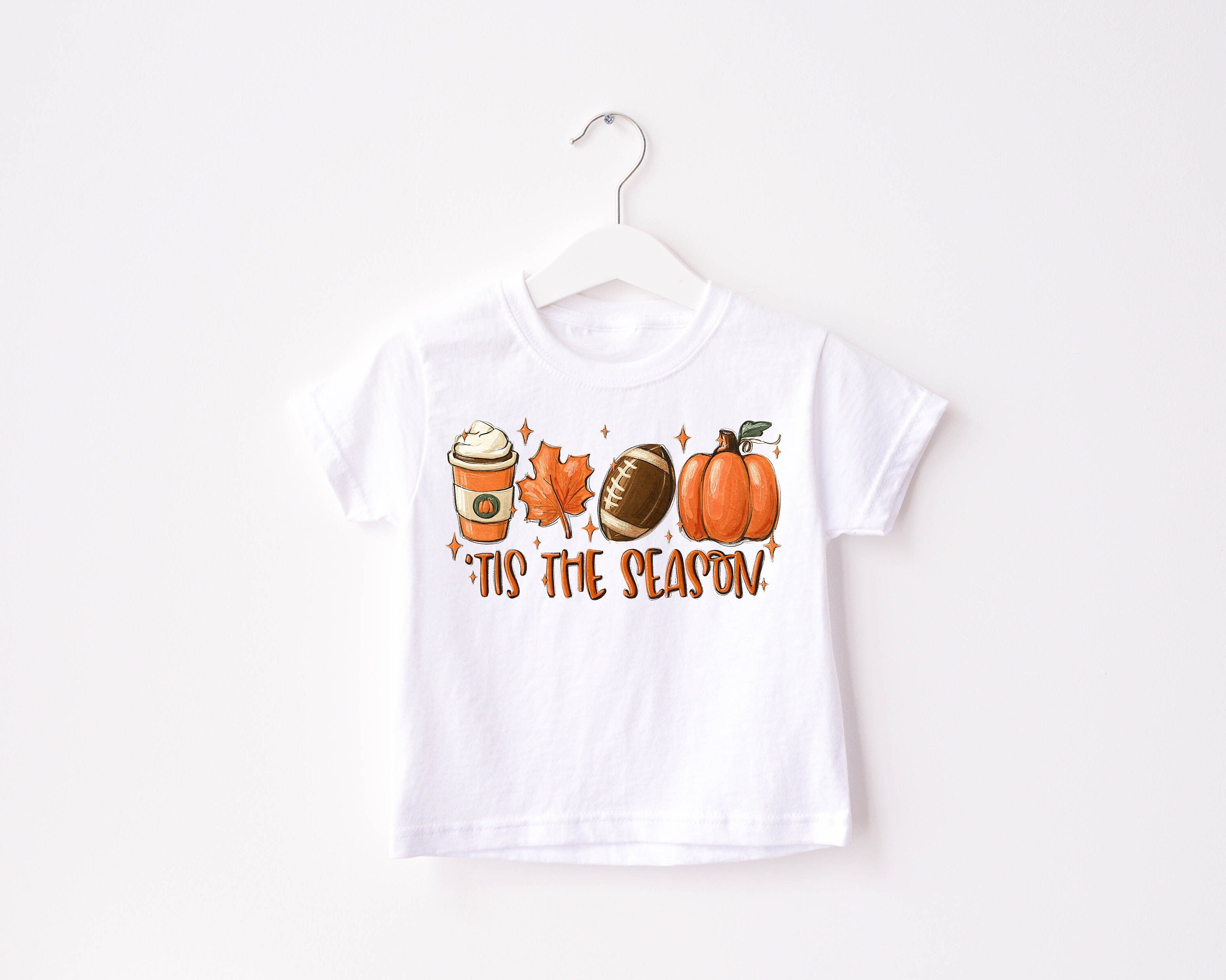 Fall Tis the Season, Thanksgiving, Pumpkin Season Toddler Tee, Cute Fall Girls Shirt, Toddler Youth Fall Tee, Retro Cute Vintage Bodysuit