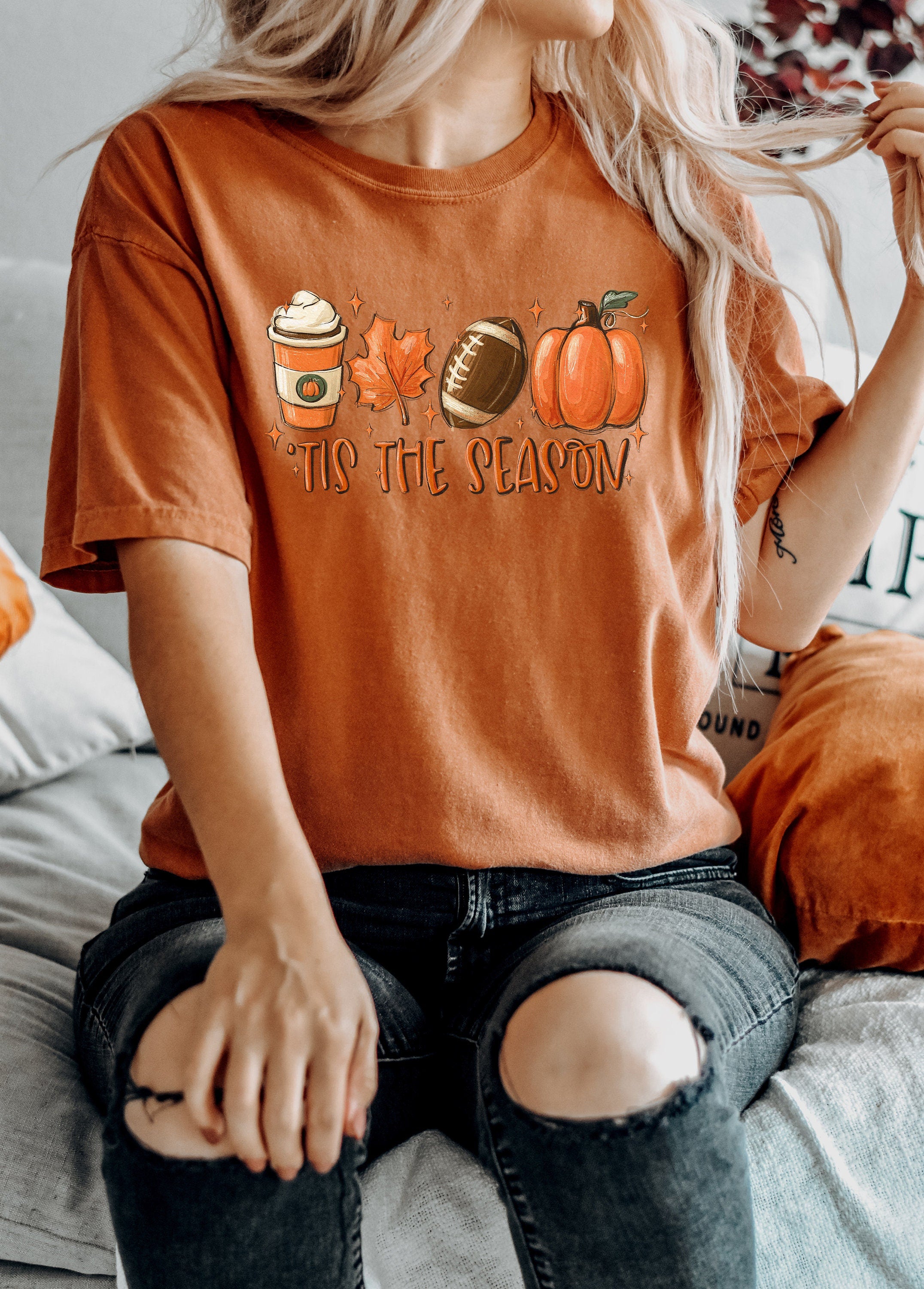 Retro Fall Comfort Colors Shirt, Tis the Season Shirt, Vintage Thanksgiving Shirt, Pumpkin Patch Shirt, Retro Fall Shirt, Fall Tee