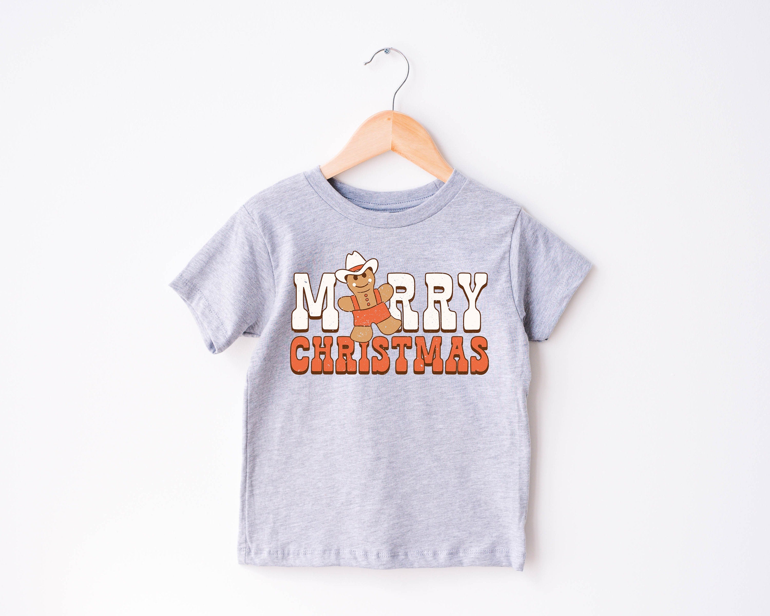 Merry Christmas Western Toddler, Christmas Season Shirt, Cute Holiday Girls Shirt, Toddler Youth Santa Tee, Retro Boho Cute Vintage Bodysuit