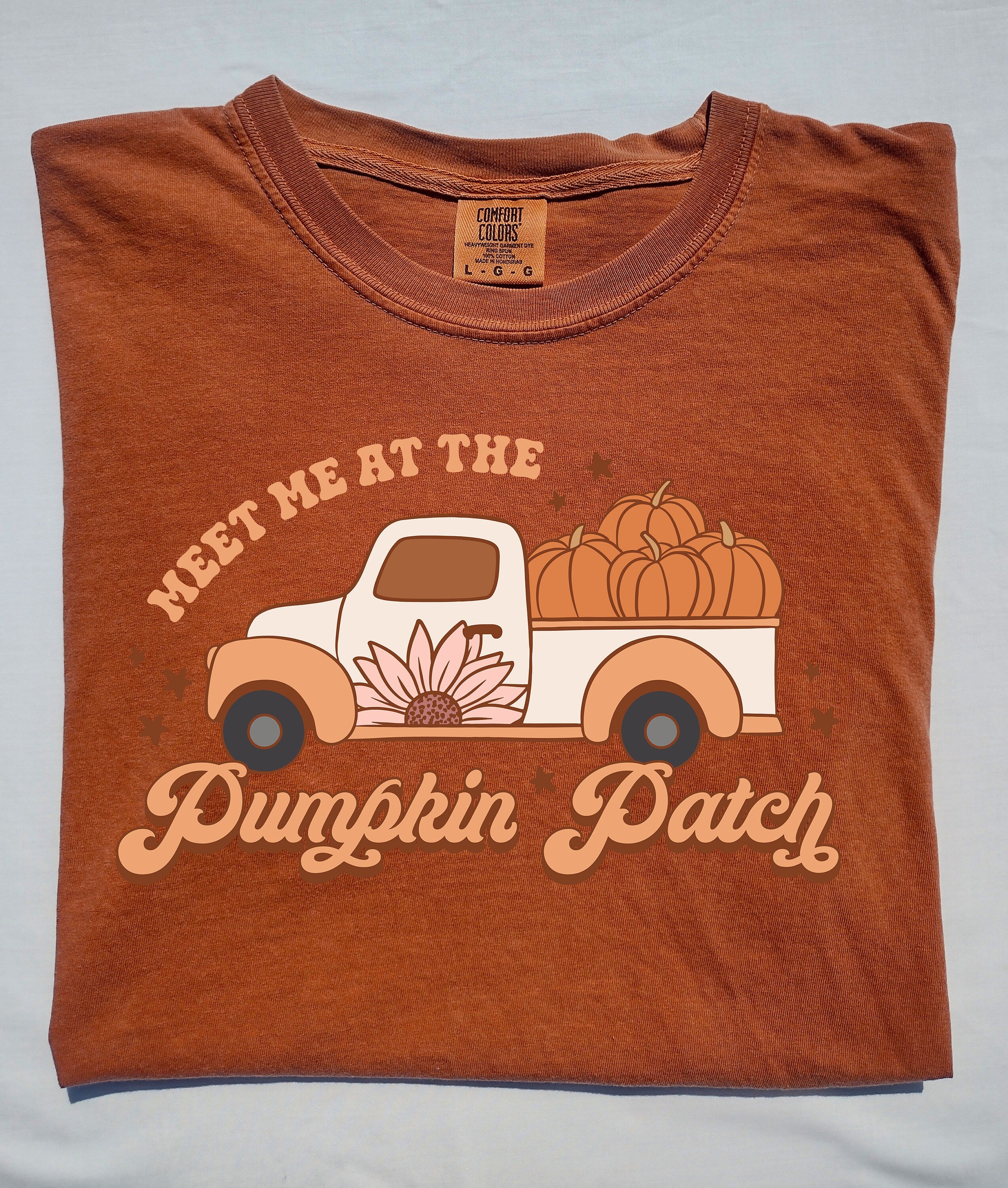 Long Sleeve Retro Fall Comfort Colors Shirt, Meet Me At The Pumpkin Patch, Vintage Thanksgiving Pumpkin Shirt, Retro Fall Shirt, Autumn