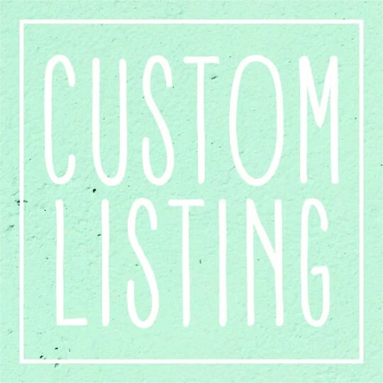 Custom Order Preg Announcement