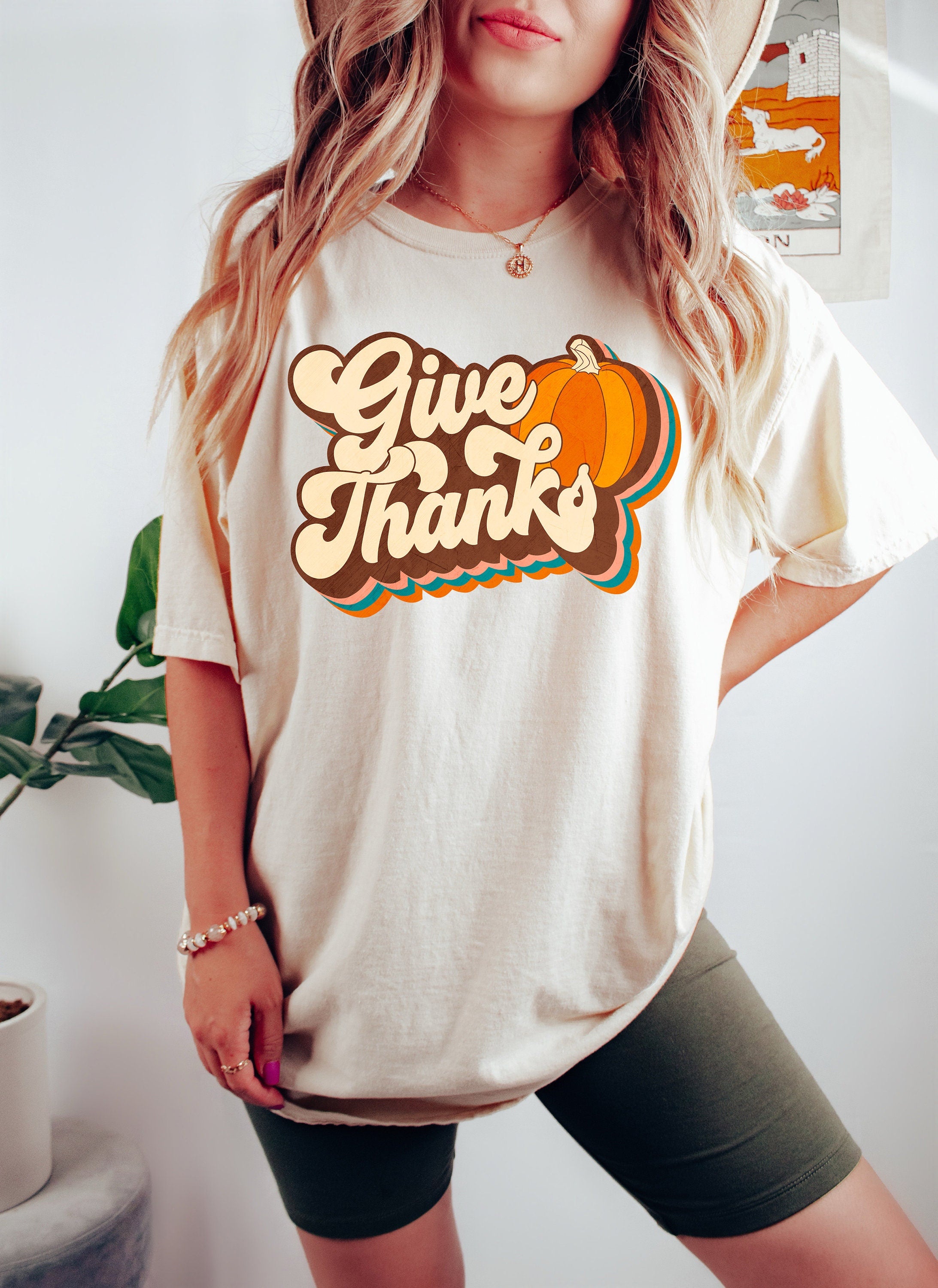 Retro Fall Comfort Colors Shirt, Cozy Season Give Thanks, Vintage Thanksgiving Pumpkin Shirt, Fall Shirt, Retro Fall Shirt, Autumn Shirt