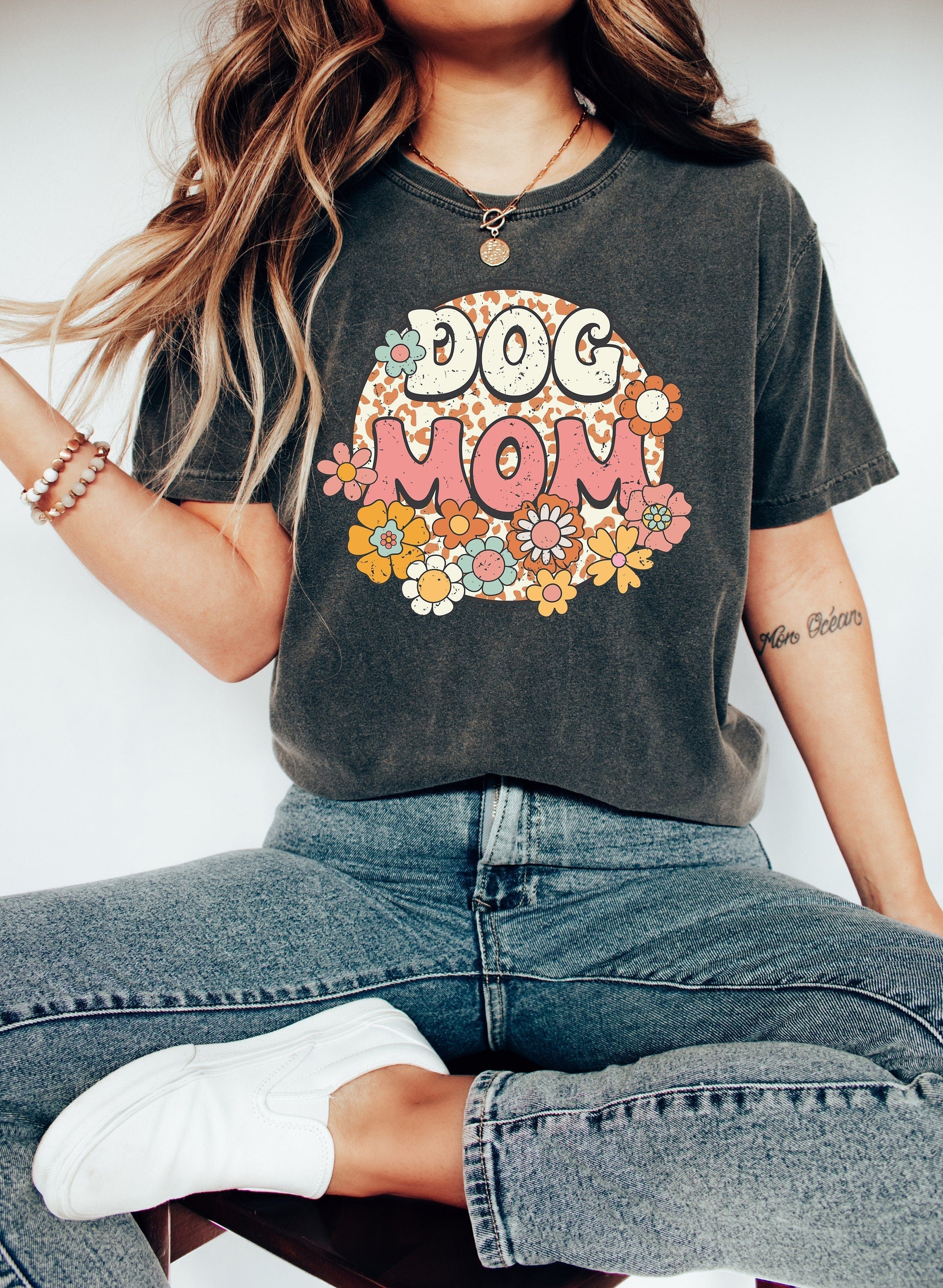 Comfort Colors Tee, Dog Mom Shirt, New Dog Mom Shirt, Proud Puppy Mama, Mothers Day Gift, Golden Retriever Mom, Fur Mama, Dogs Over People