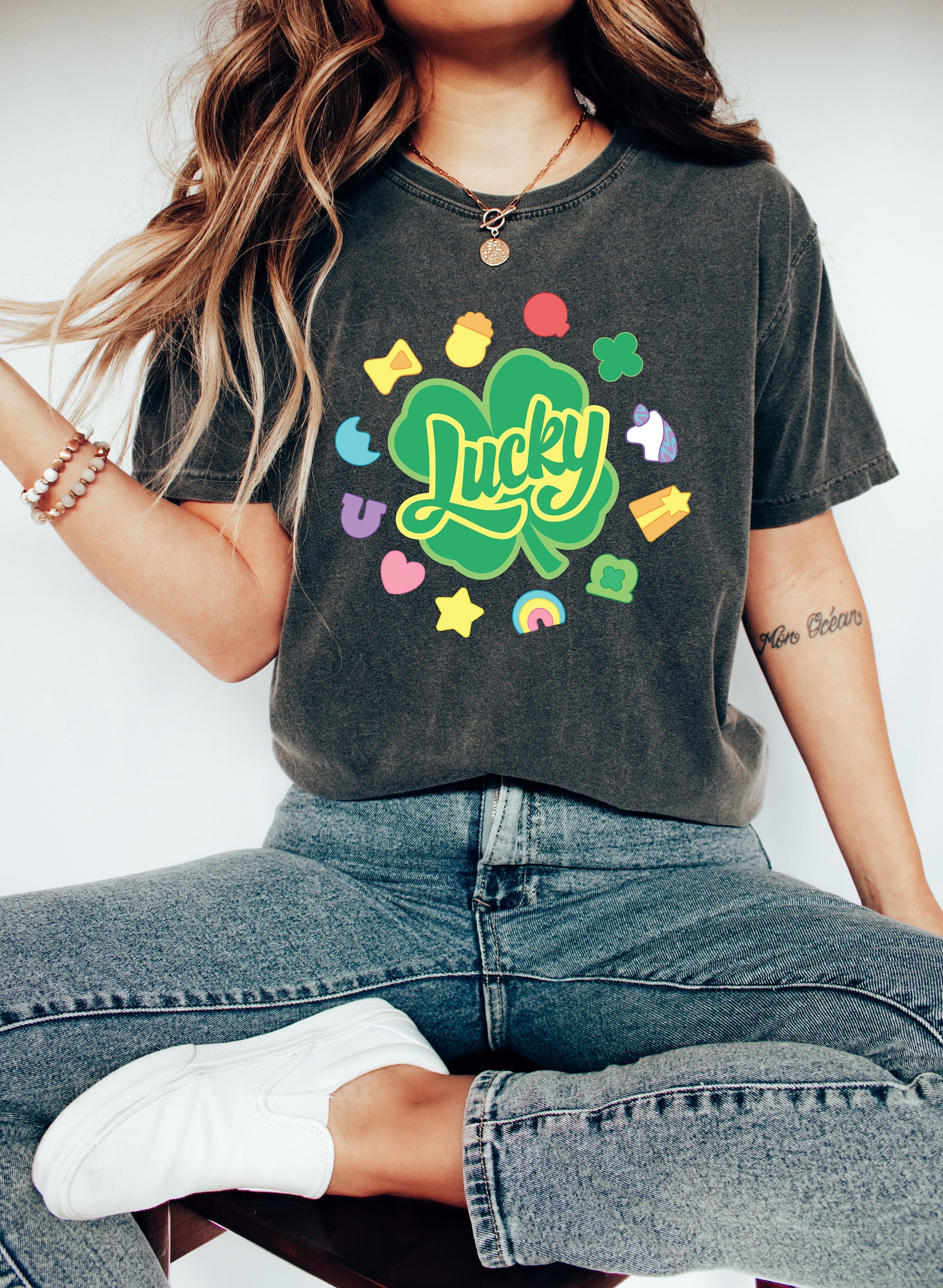 Retro St Patty's Day Comfort Colors Shirt, You're My Lucky Charm Shirt, Vintage St Patrick's Day Shirt, Day Drinking Shirt, Lucky Shirt