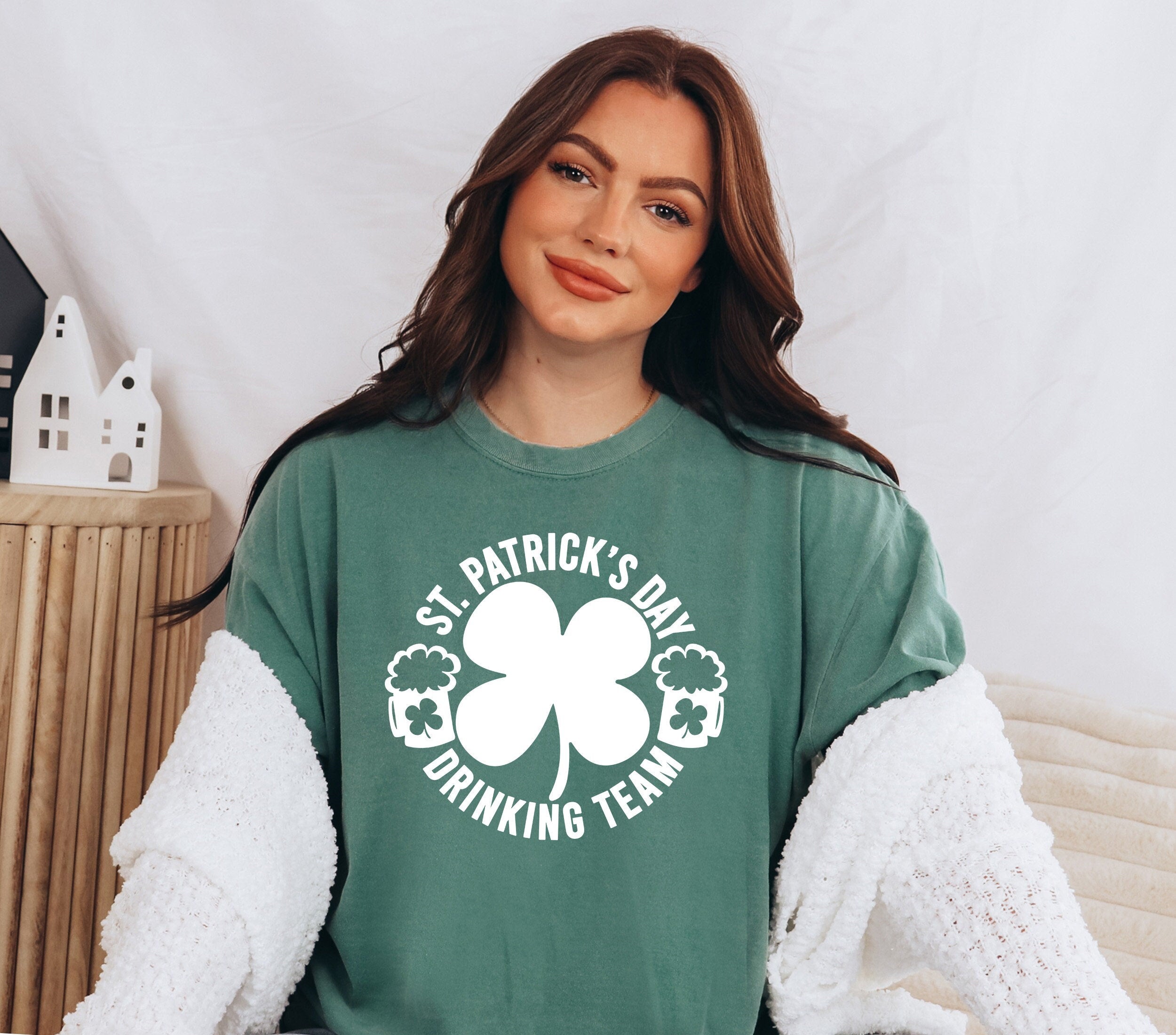 Retro St Patty's Day Comfort Colors Shirt, St Patty's Day Drinking Team, Vintage St Patrick's Day Shirt, Day Drinking Shirt, Lucky Shirt