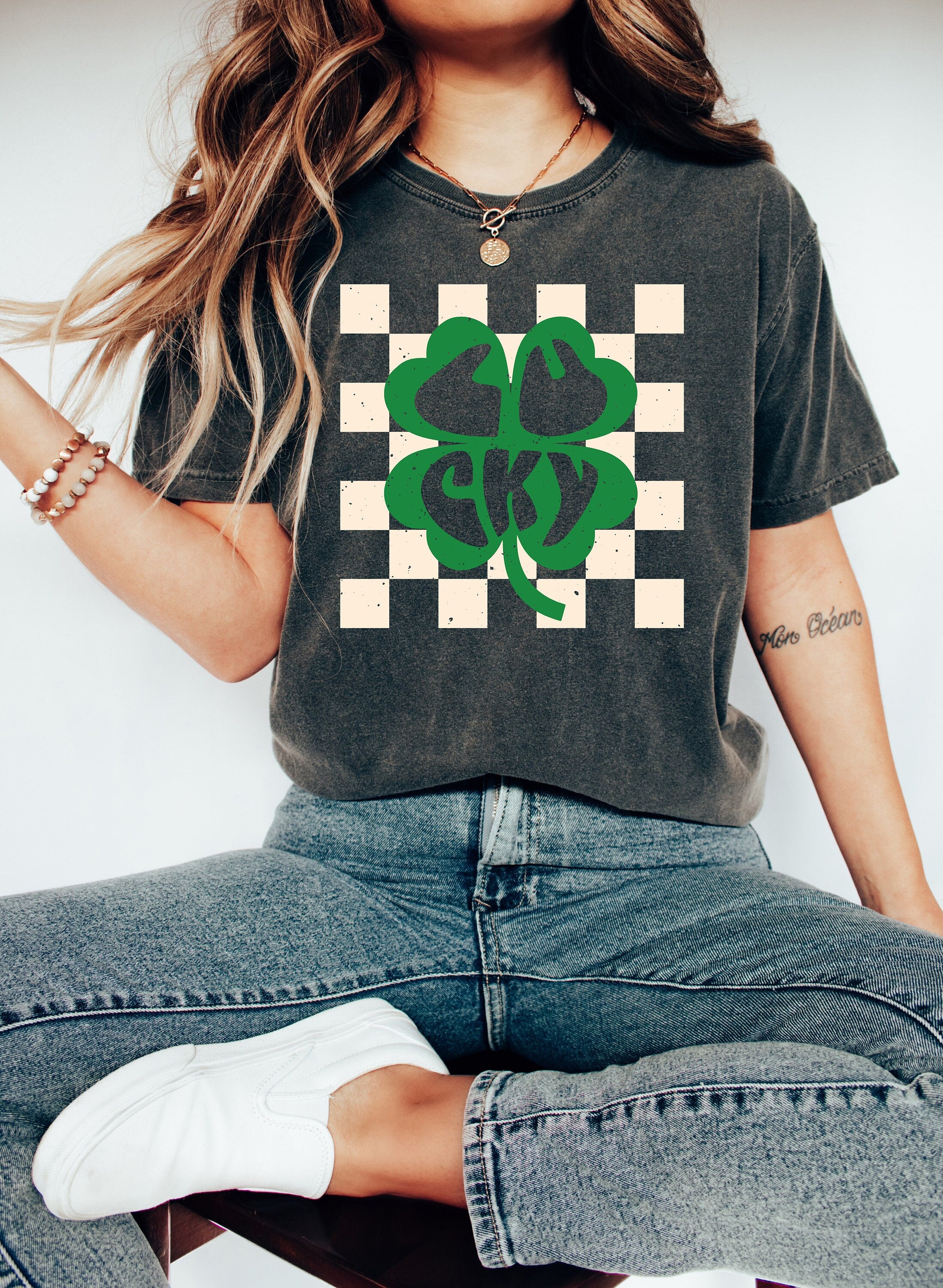 Retro St Patty's Day Comfort Colors Shirt, Feeling Lucky Shirt, Vintage St Patrick's Day Shirt, Day Drinking Shirt, Retro Shirt, Lucky Shirt