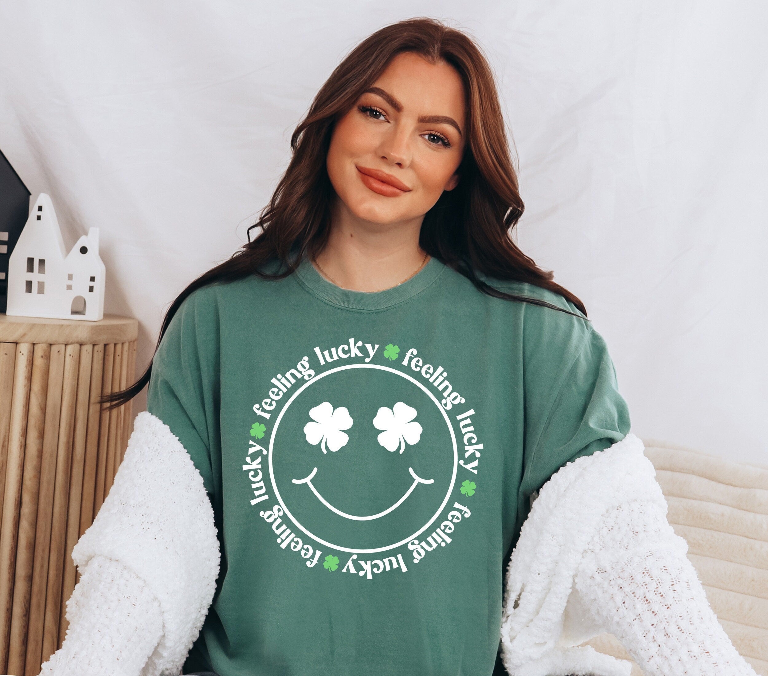 Retro St Patty's Day Comfort Colors Shirt, Feeling Lucky Shirt, Vintage St Patrick's Day Shirt, Day Drinking Shirt, Retro Shirt, Lucky Shirt