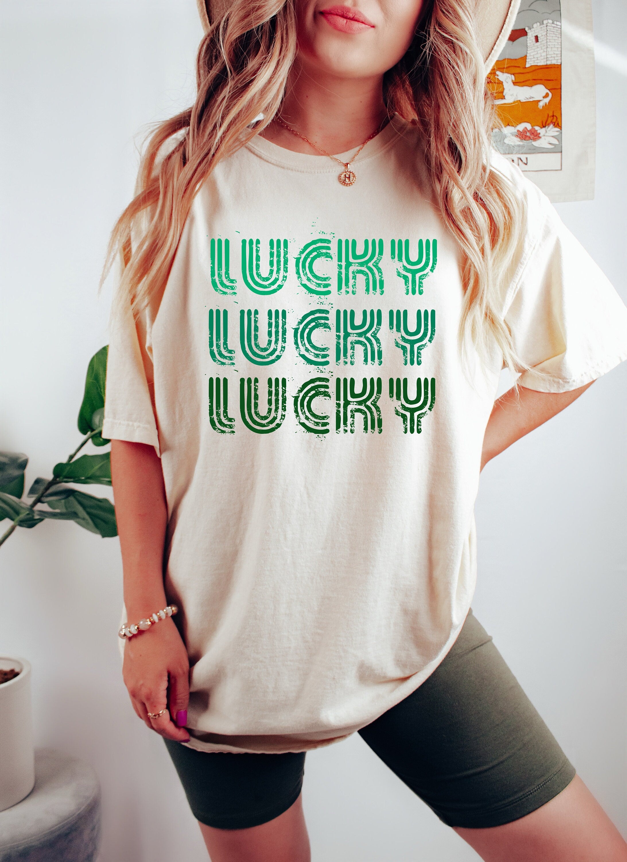 Retro St Patty's Day Comfort Colors Shirt, Lucky Babe Shirt, Vintage St Patrick's Day Shirt, Day Drinking Shirt, Retro Shirt, Lucky Shirt