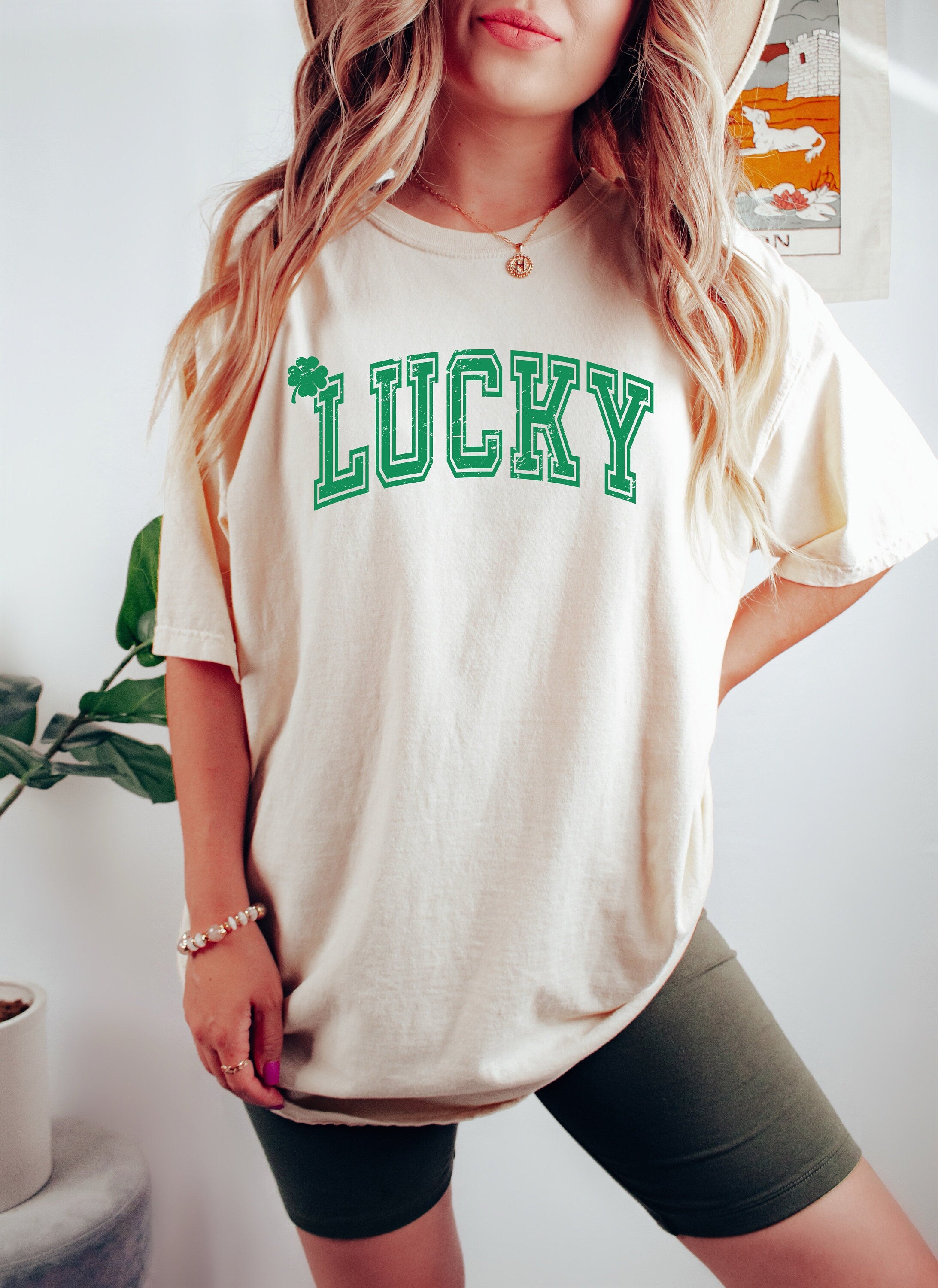 Retro St Patty's Day Comfort Colors Shirt, Lucky Babe Shirt, Vintage St Patrick's Day Shirt, Day Drinking Shirt, Retro Shirt, Lucky Shirt