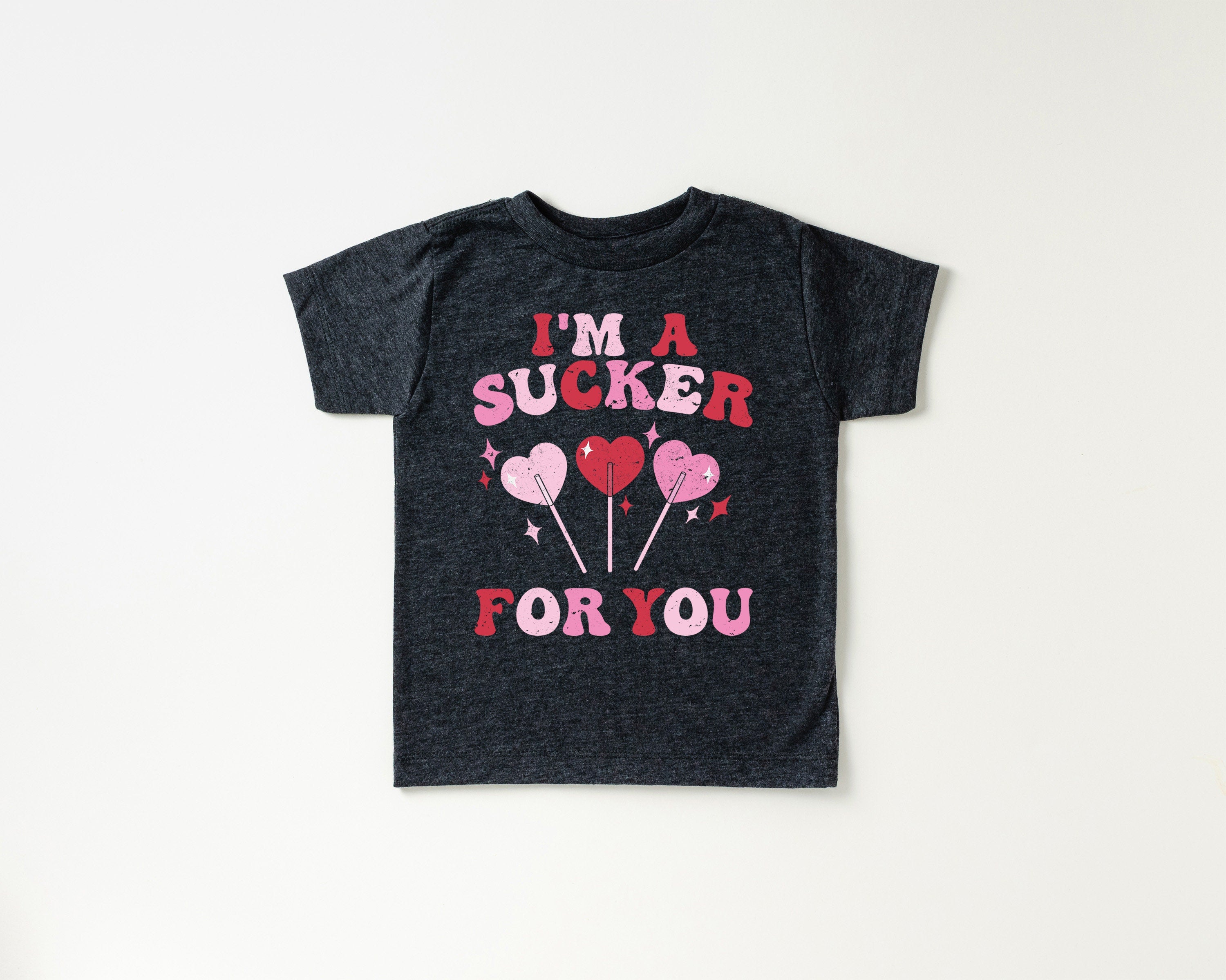 I'm A Sucker For You Shirt, Toddler Tee Love Shirt, Cute Holiday Girls Shirt, Toddler Youth Heart Tee, Retro Boho Cute Vintage Bodysuit