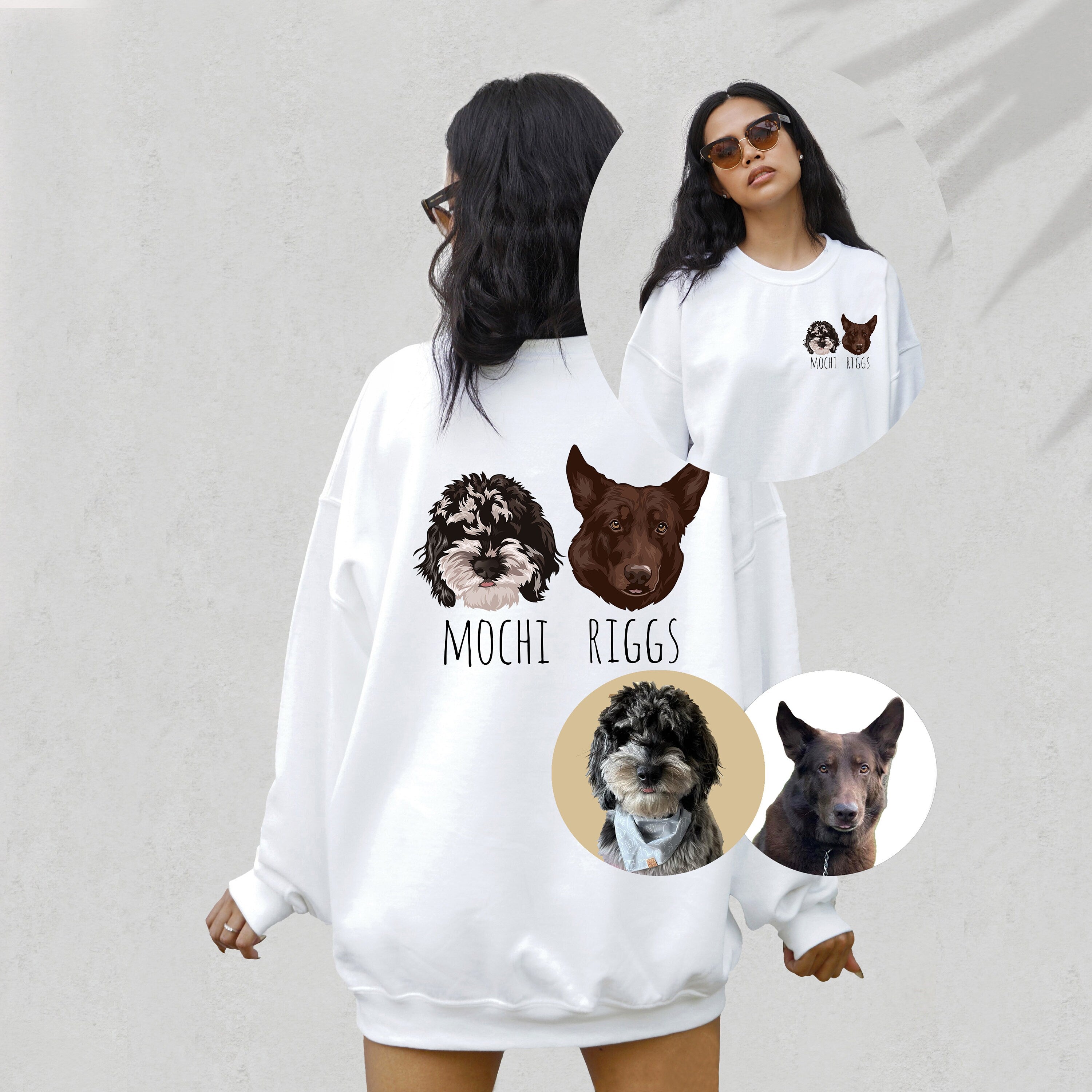 Custom Dog Sweatshirt, This Human Belongs To Custom Dog Sweater, Doodle Mom, Golden Doodle, custom dog, Dog mom Crewneck, Golden Doodle Mama