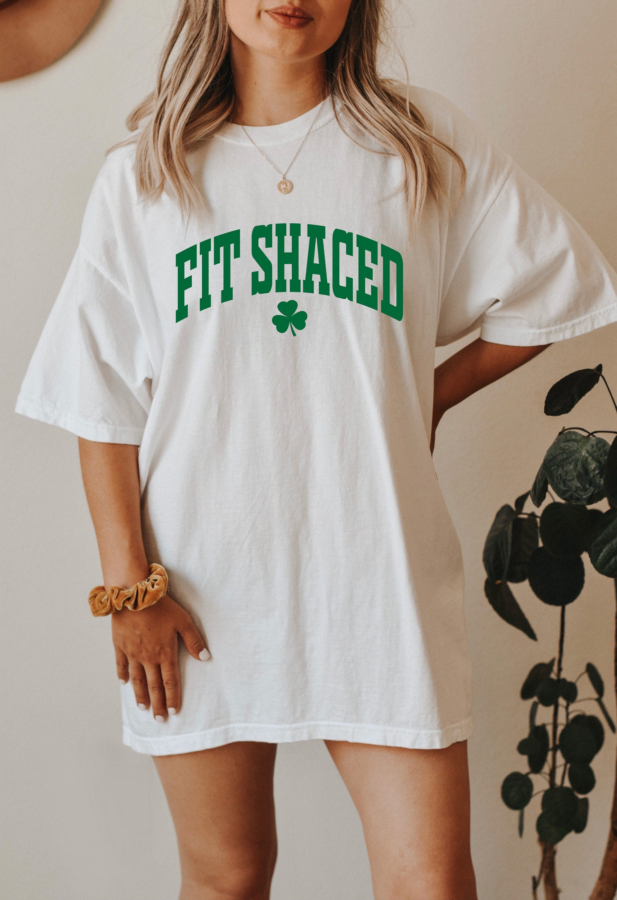 Retro St Patty's Day Comfort Colors Shirt, Lets Get Fit Shaced, Vintage St Patricks Day Shirt, Day Drinking Shirt, Retro Shirt, Lucky Shirt