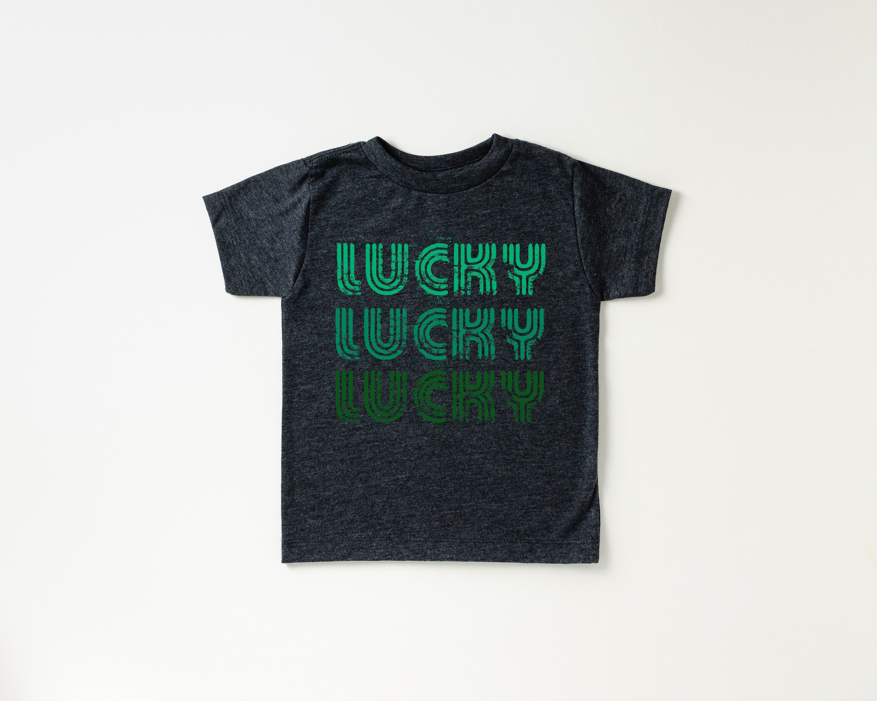 Toddler Tee St Patricks Day, Smiley Shamrock St Pattys Shirt, Cute Holiday Girls Shirt, Toddler Youth Lucky, Shamrock Tee Vintage Bodysuit