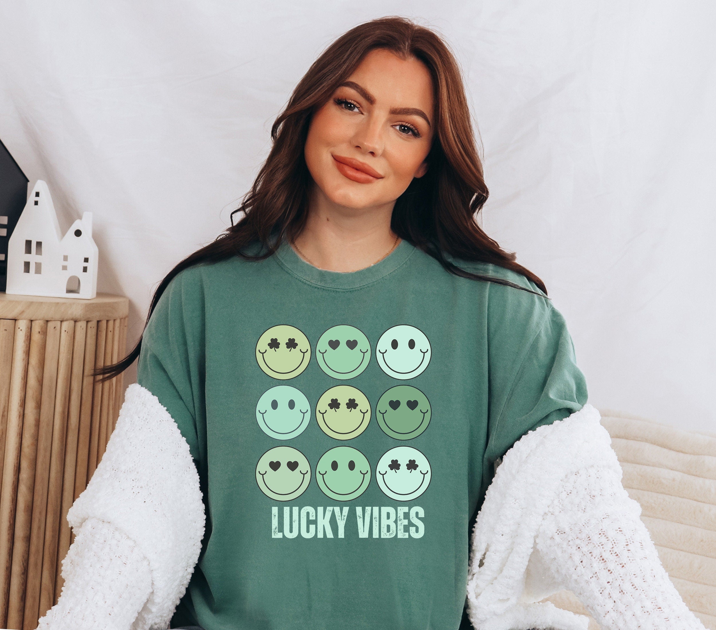 Retro St Patty's Day Comfort Colors Shirt, Lucky Vibes Shirt, Vintage St Patricks Day Shirt, Day Drinking Shirt, Retro Shirt, Lucky Shirt