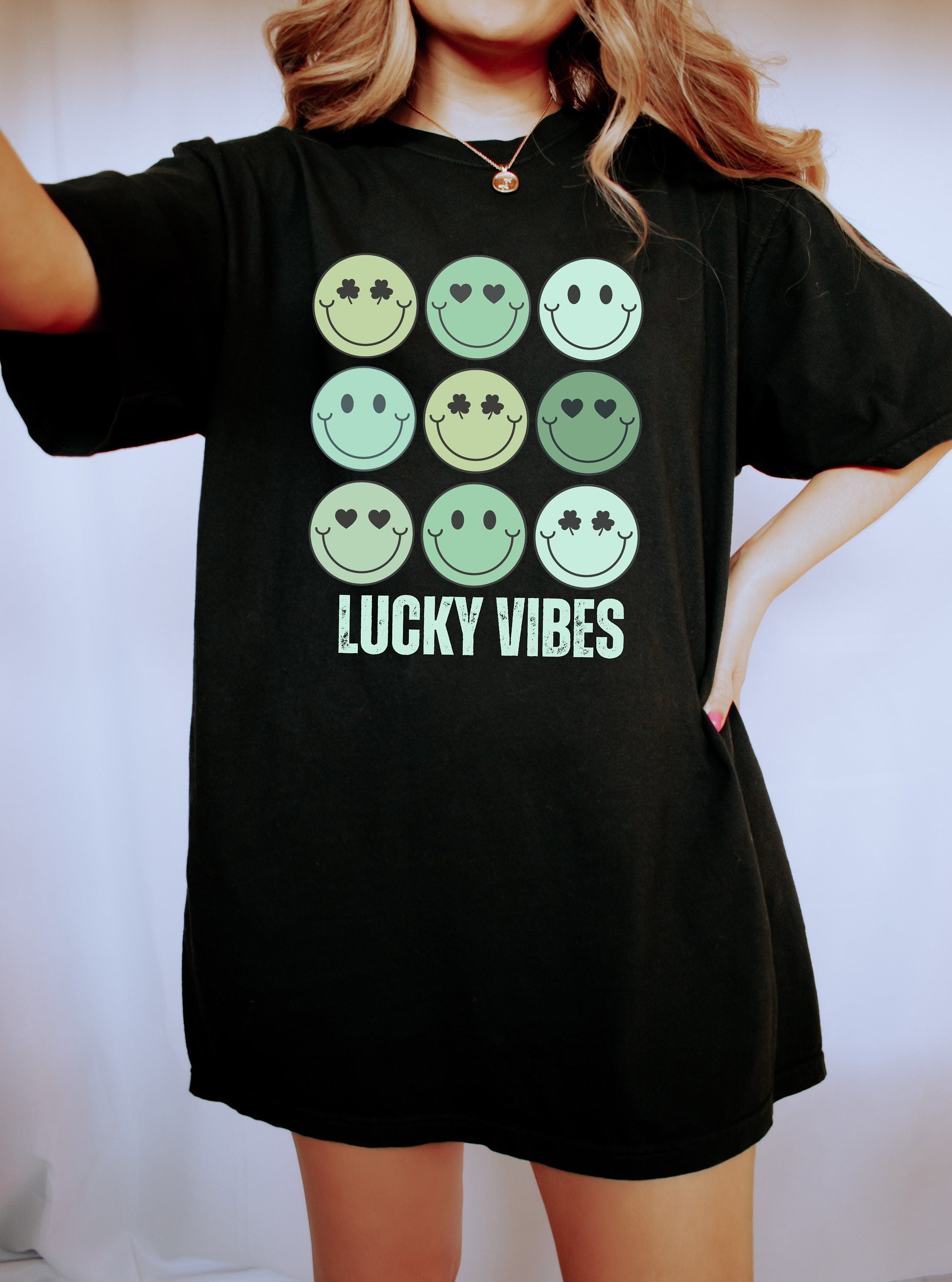 Retro St Patty's Day Comfort Colors Shirt, Lucky Vibes Shirt, Vintage St Patricks Day Shirt, Day Drinking Shirt, Retro Shirt, Lucky Shirt