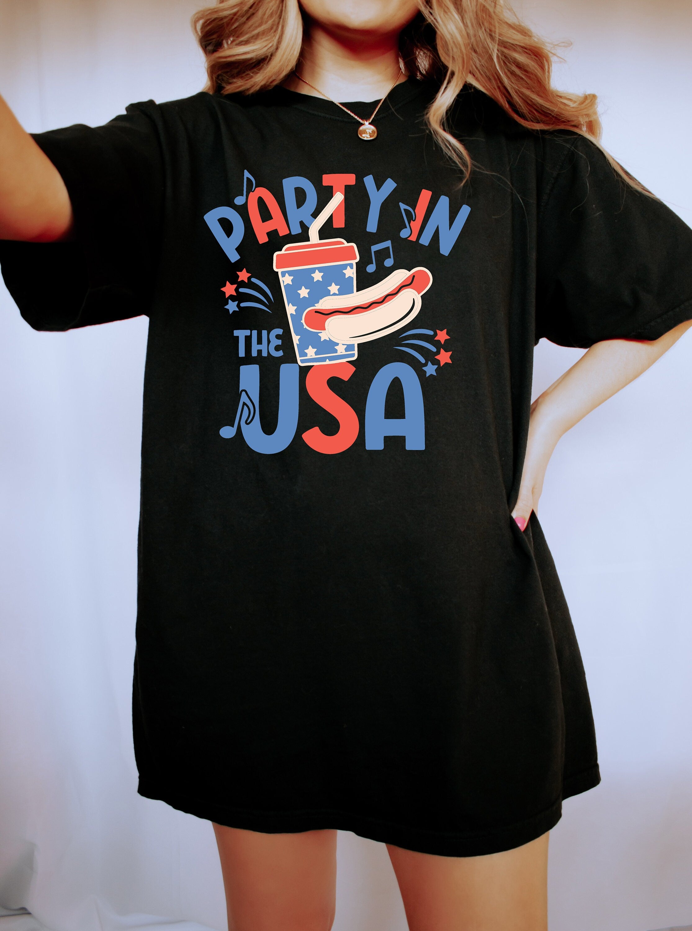 Retro America Font USA shirt,4th of July tee, Retro funny fourth shirt, Womens 4th of July Tee, America Patriotic Shirt, Independence Merica