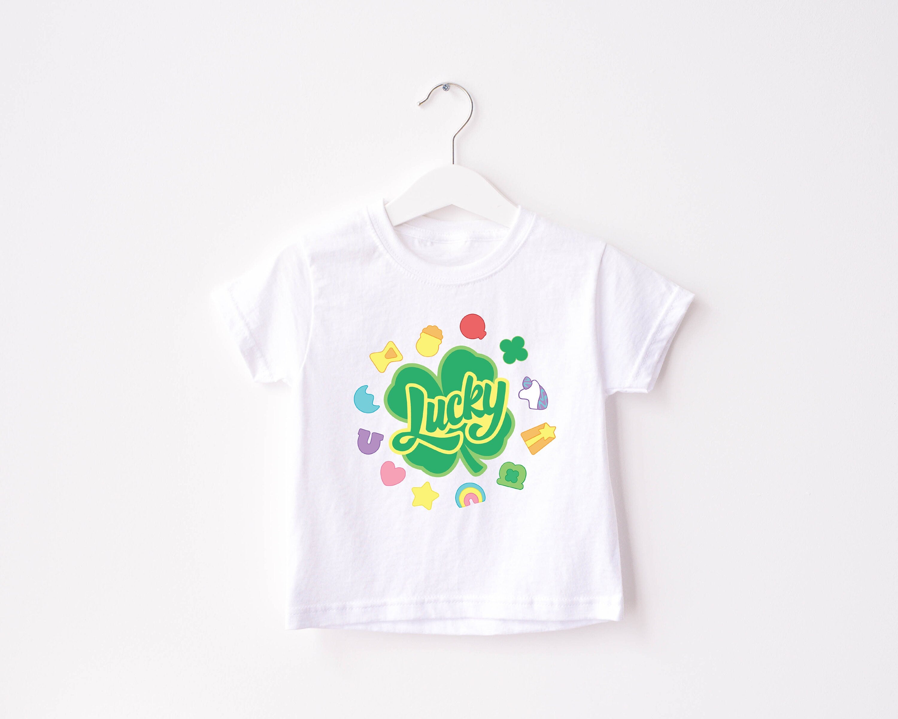 Toddler Tee St Patricks Day, Smiley Shamrock St Pattys Shirt, Cute Holiday Girls Shirt, Toddler Youth Lucky, Shamrock Tee Vintage Bodysuit