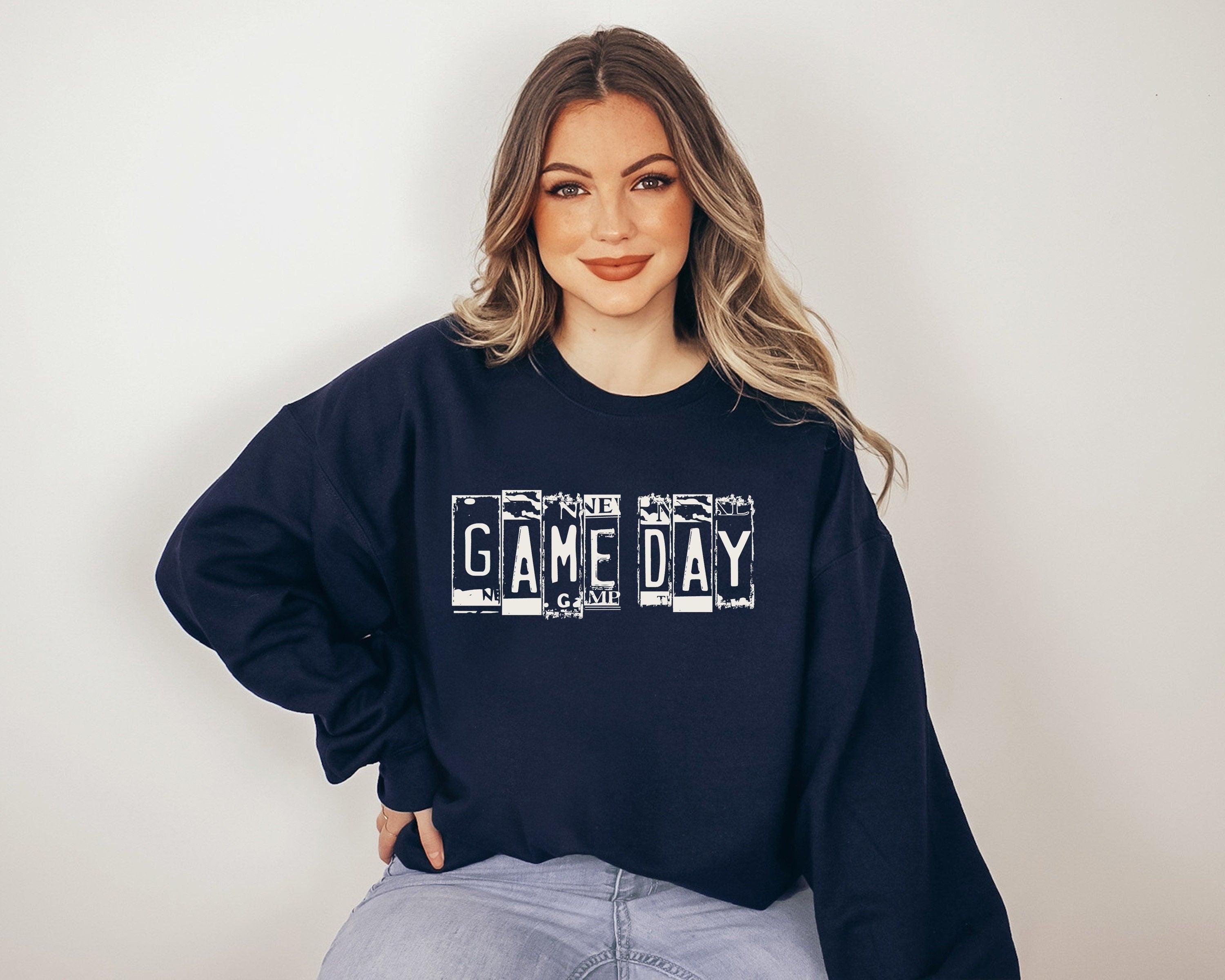 All American Sweatshirt, Gameday Sweater, Baseball Biggest Fan, Football Fan, Sports Sweatshirt, Saturday Game Day Drinking, Crewneck