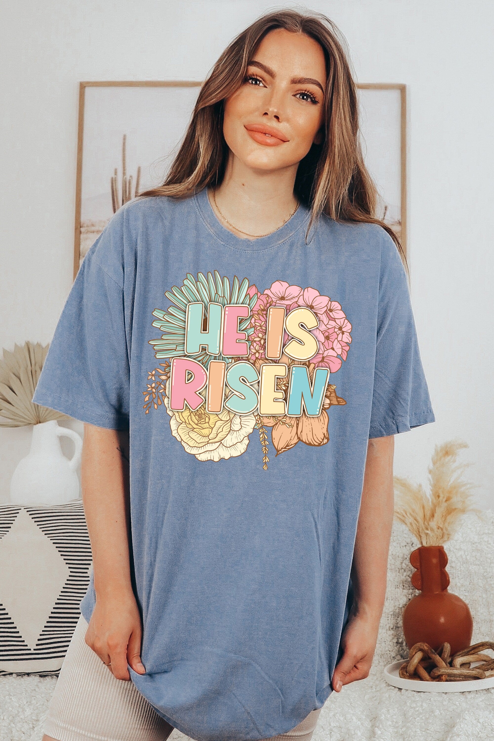 He Is Risen Comfort Colors Shirt, Jesus Has Risen Shirt, Easter Shirt, Happy Easter, Christian Easter, Easter Sunday Tee, Christ Has Risen