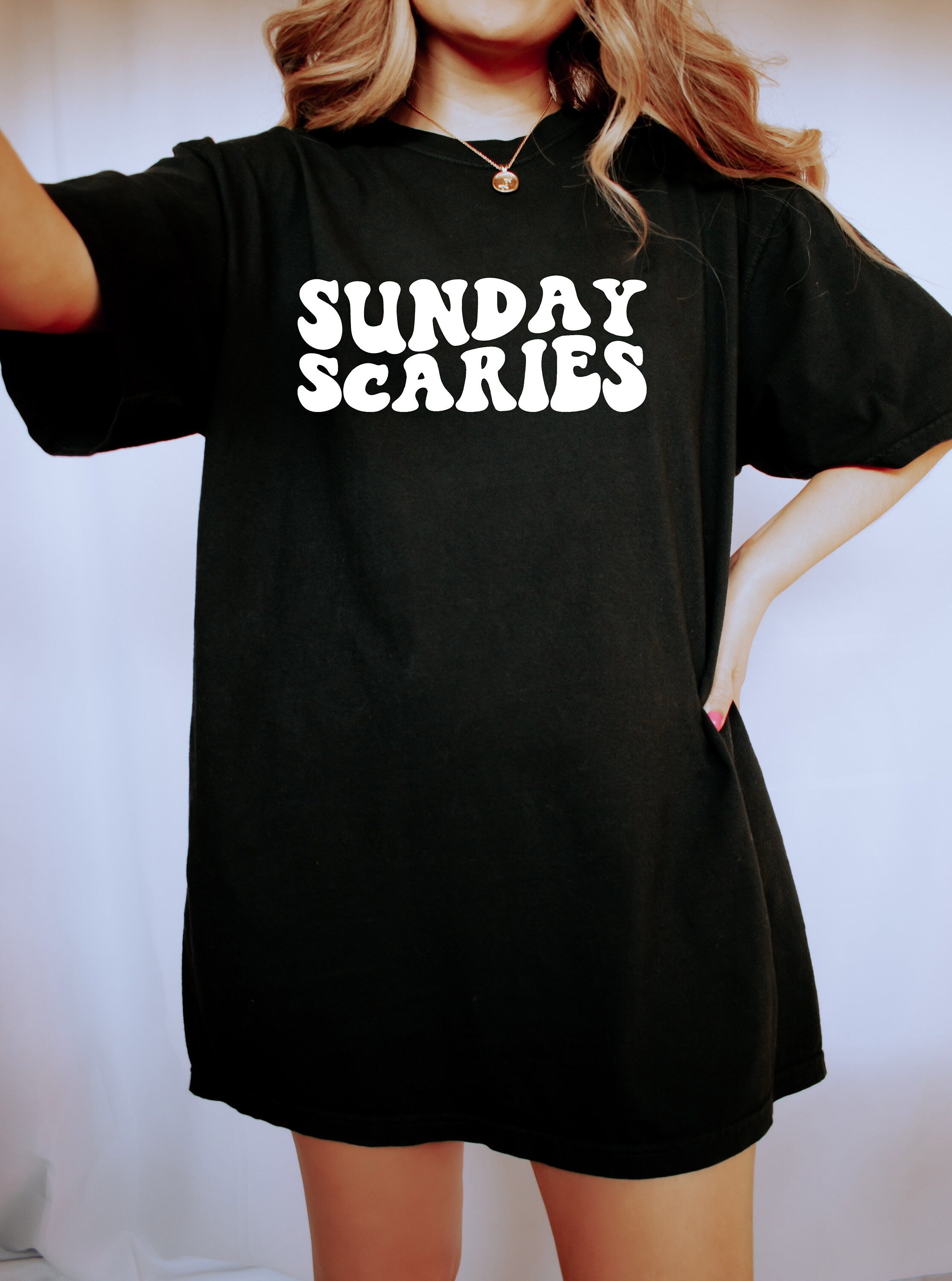 Comfort Colors Tee, Day Drinkin Shirt, Sunday Scaries, Hungover Oversized Shirt, Anxiety St Patty's Shirt, Independence Day, Sunday Scary