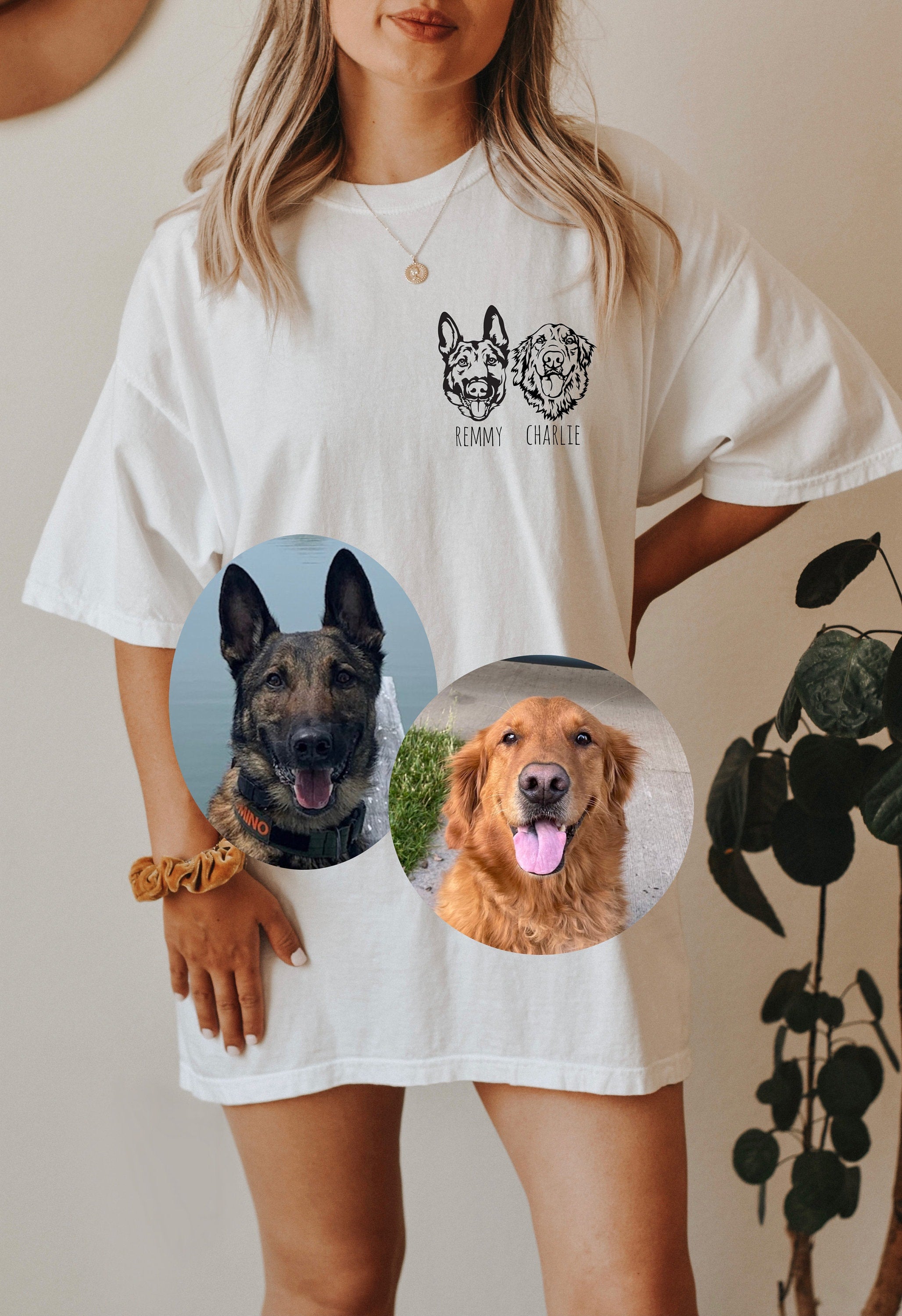 Custom Two Dogs Shirt, Custom Golden Retriever shirt, Doodle Mom, Golden Doodle, custom dog, Dog Shirt, Dog mom Shirt, Golden Doodle Mama